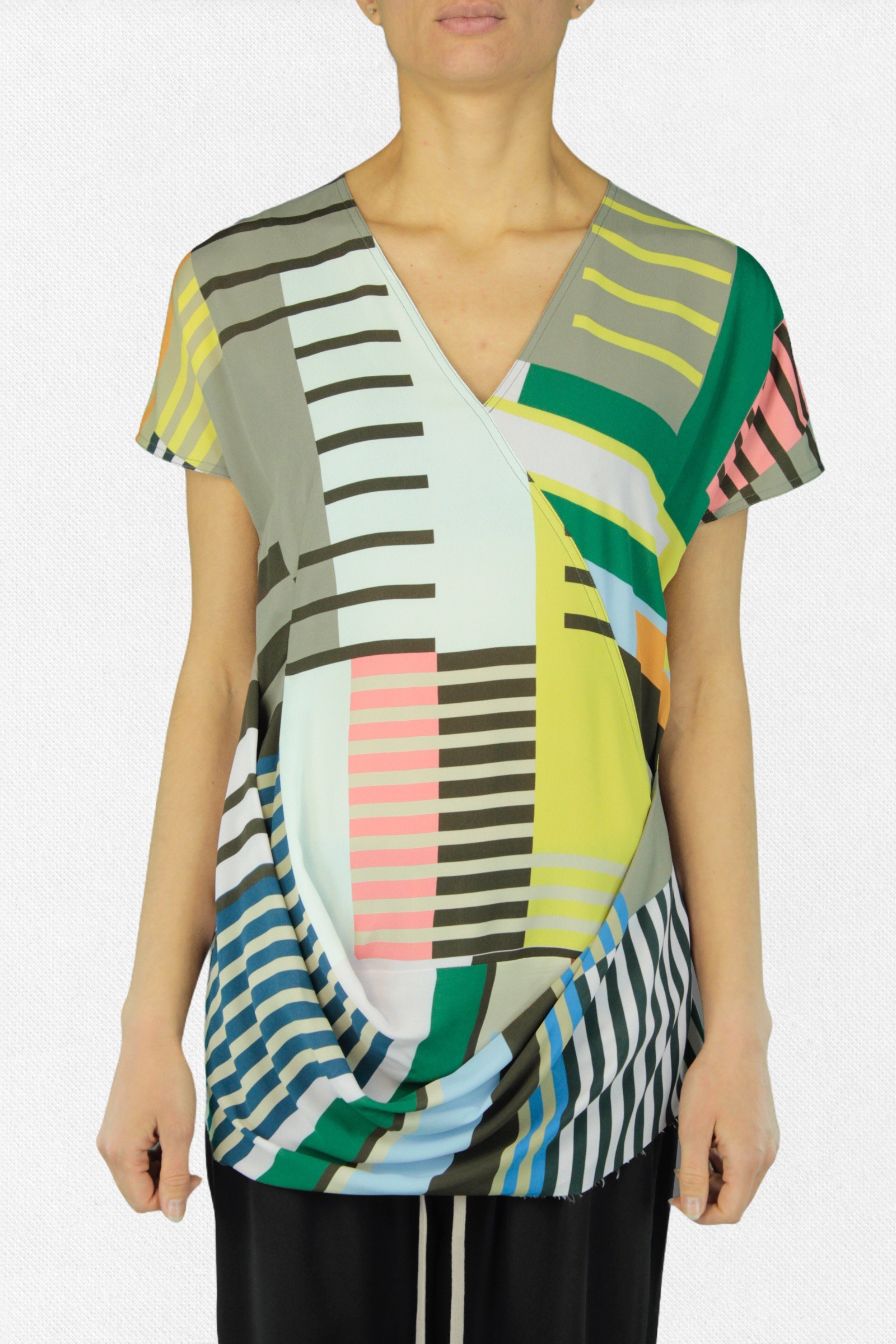 Rick Owens V Draped Top