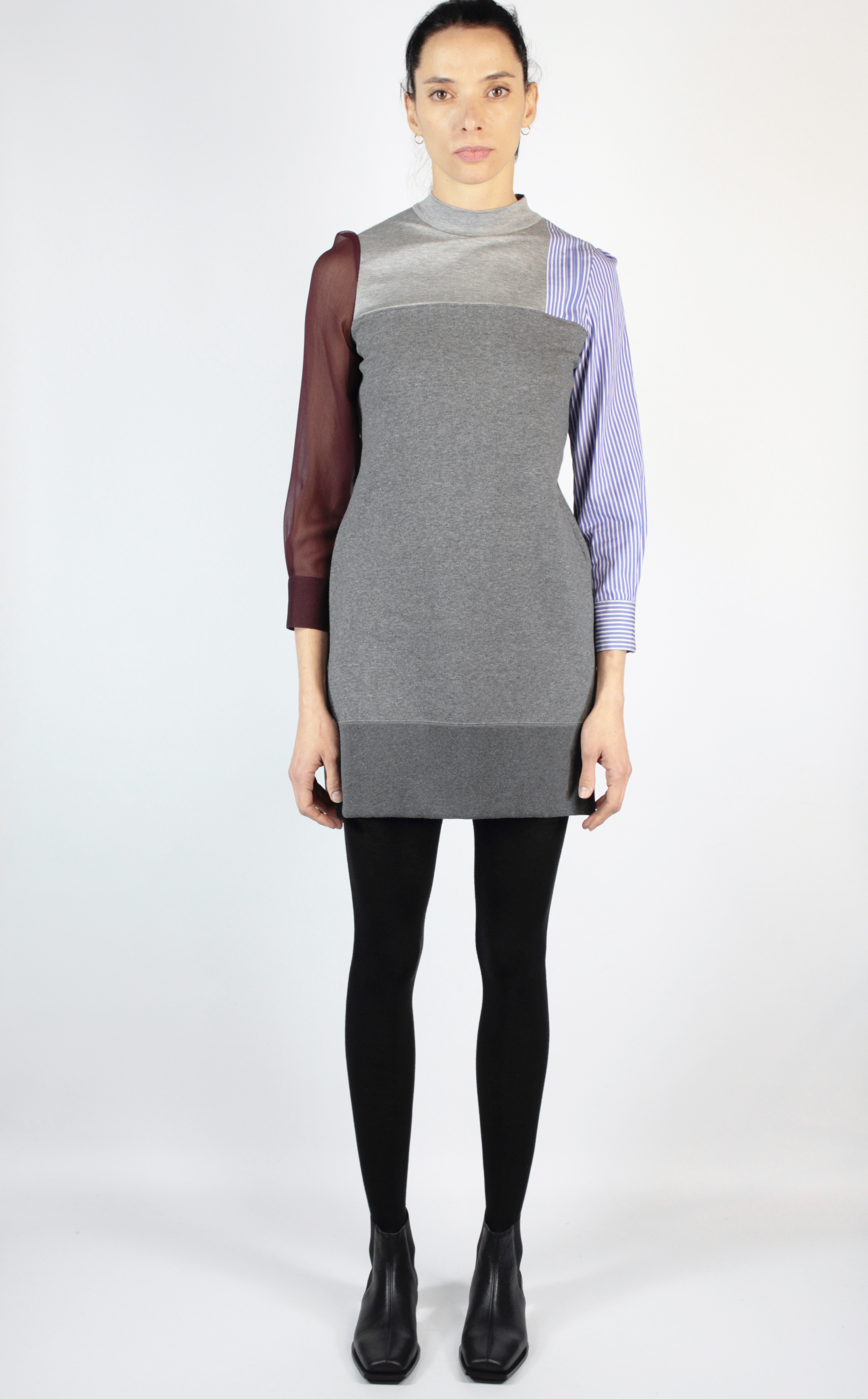 Undercover Jun Takahashi VESTIDOS Patchwork Short Dress