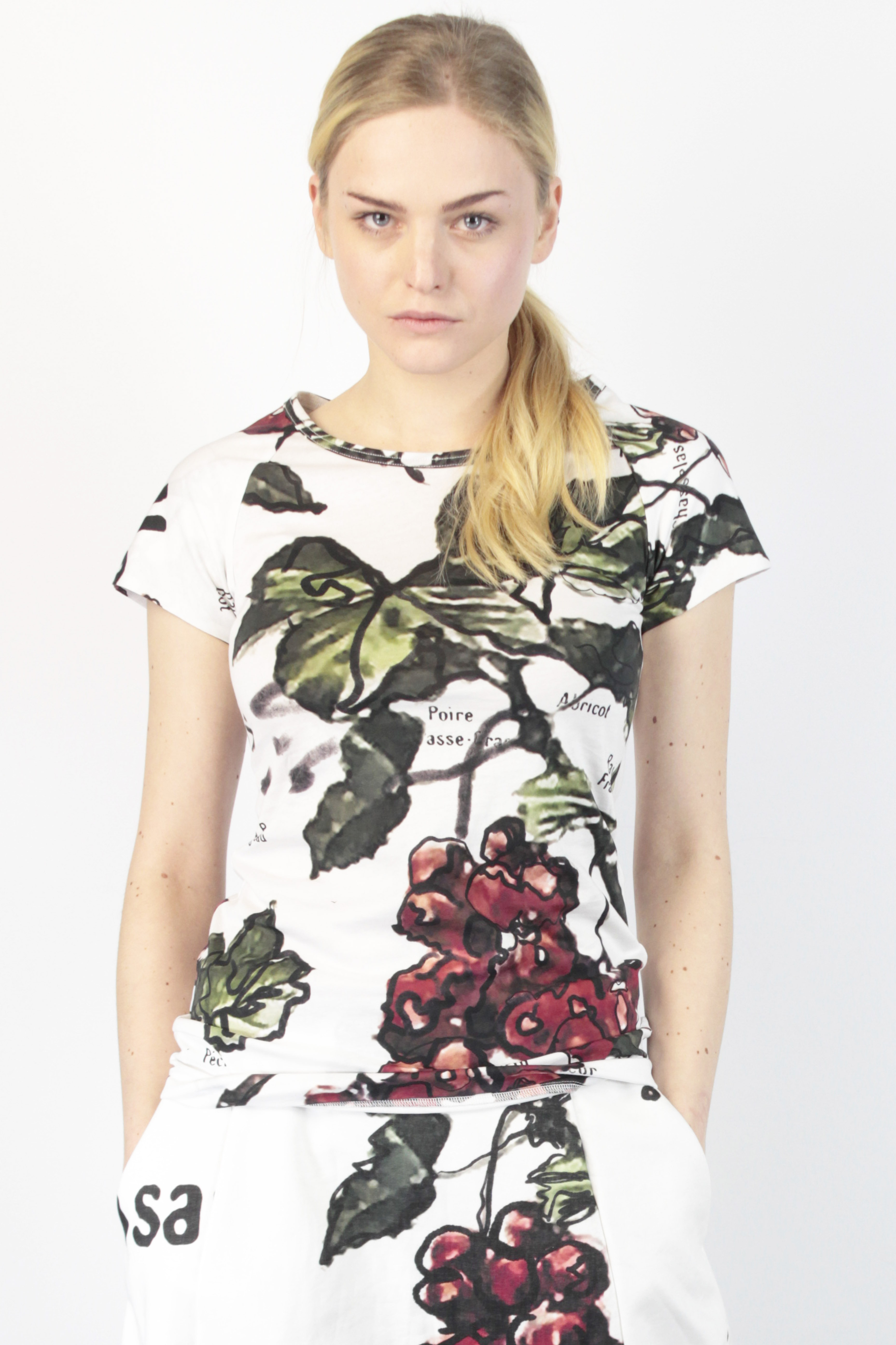 Studiorundholz T恤 Fraise Print T-Shirt