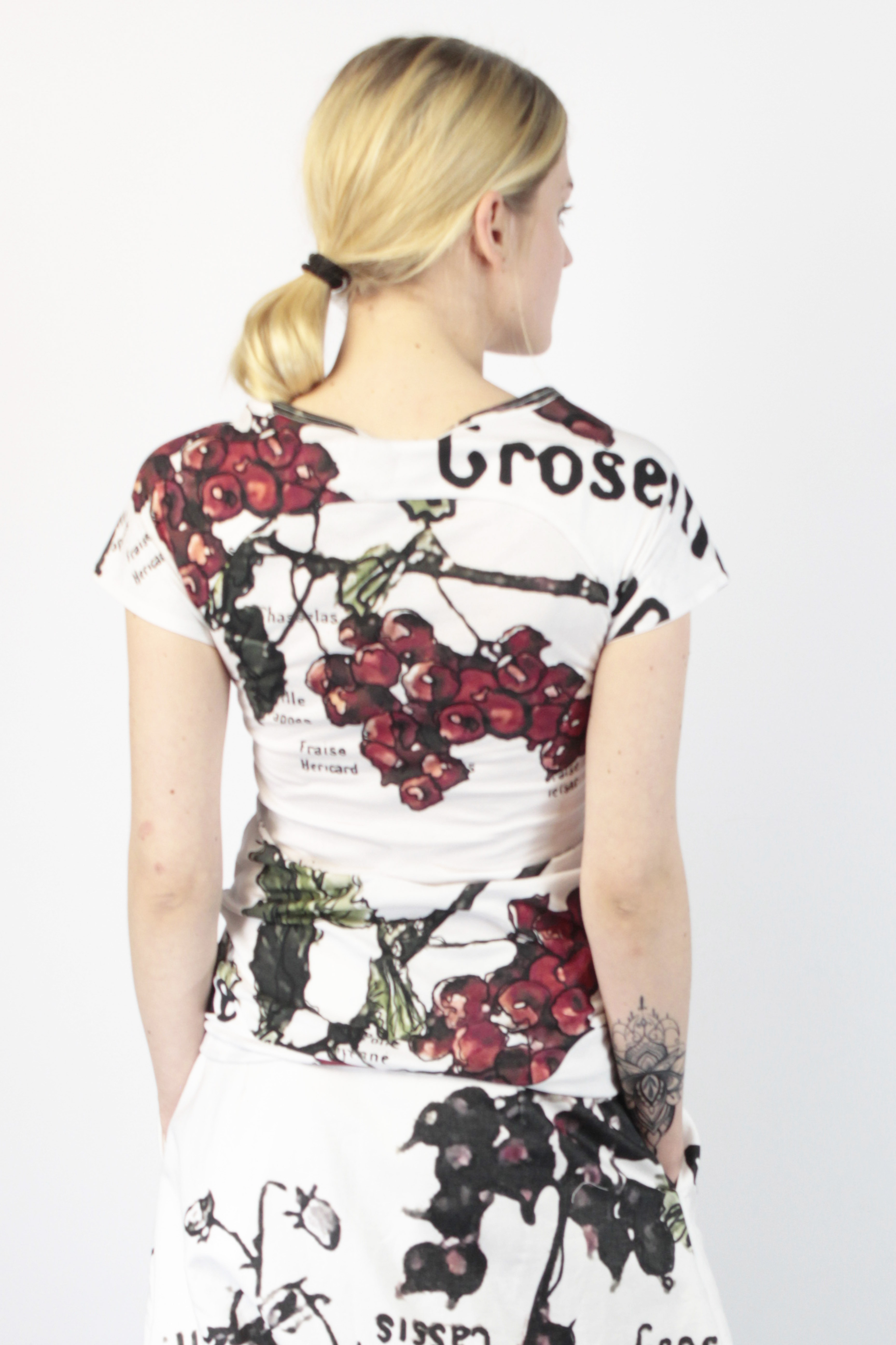 Studiorundholz T恤 Fraise Print T-Shirt