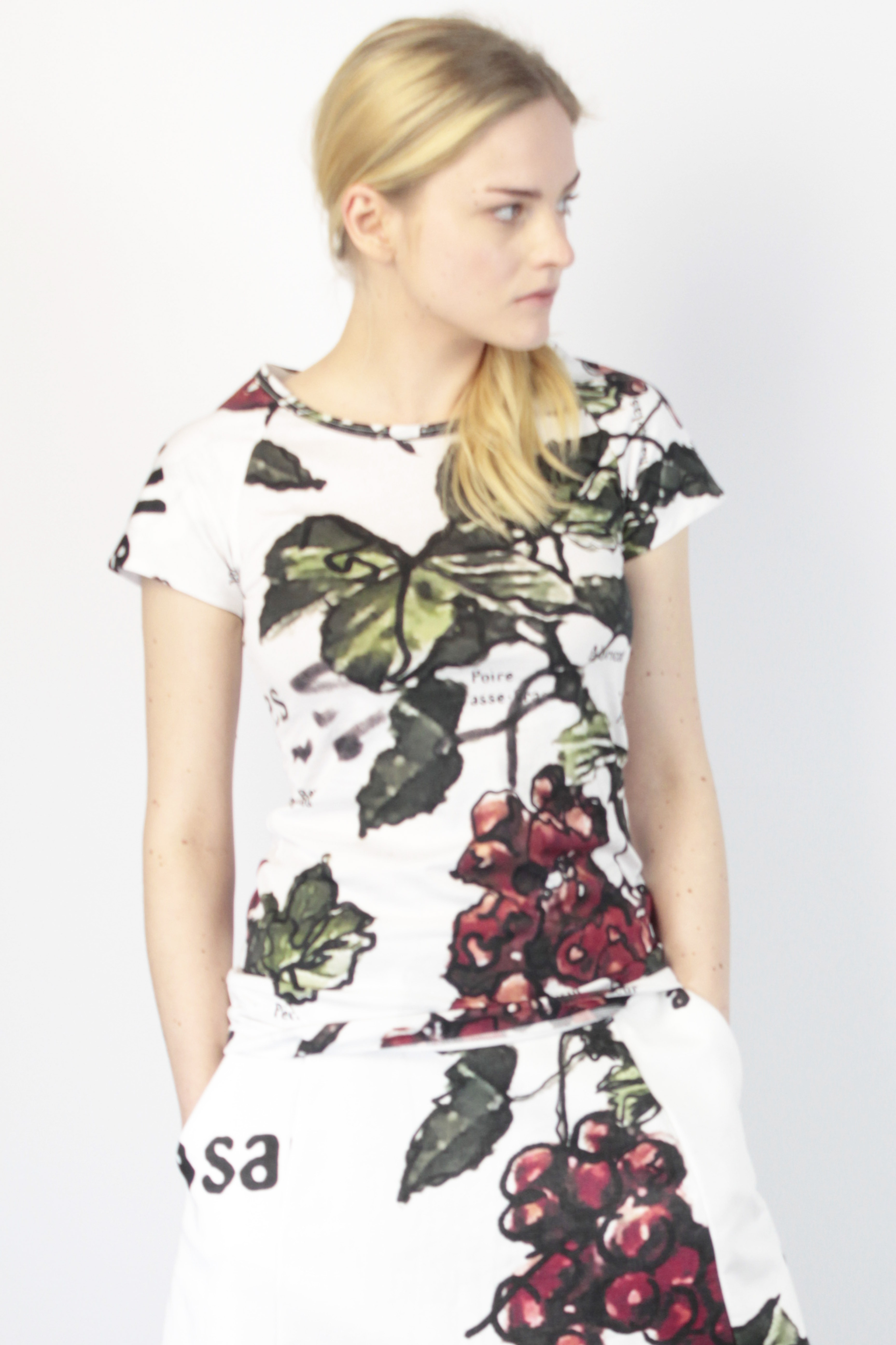 Studiorundholz T恤 Fraise Print T-Shirt