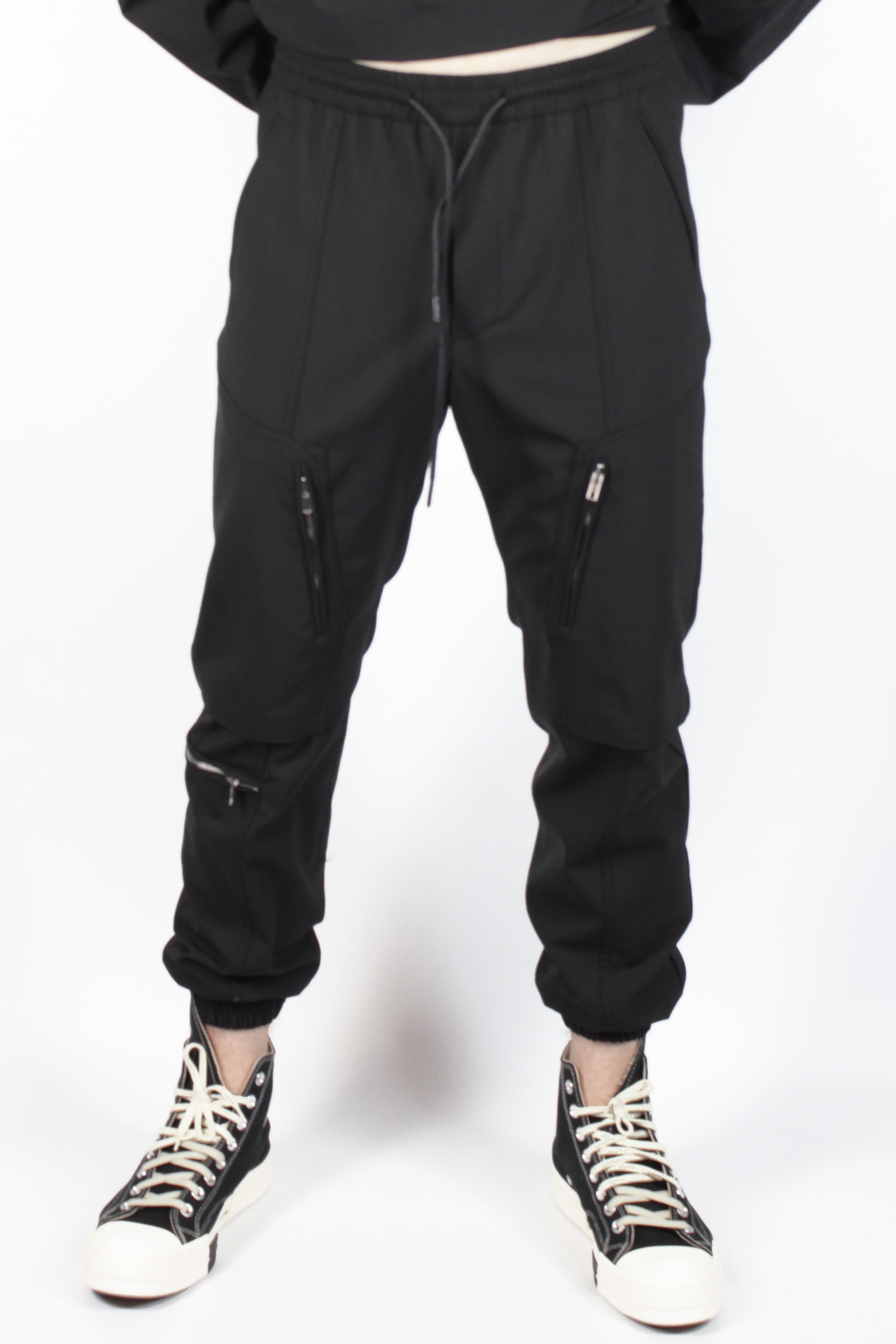 Juun. J 裤子 Straight Zip Pocket Pants