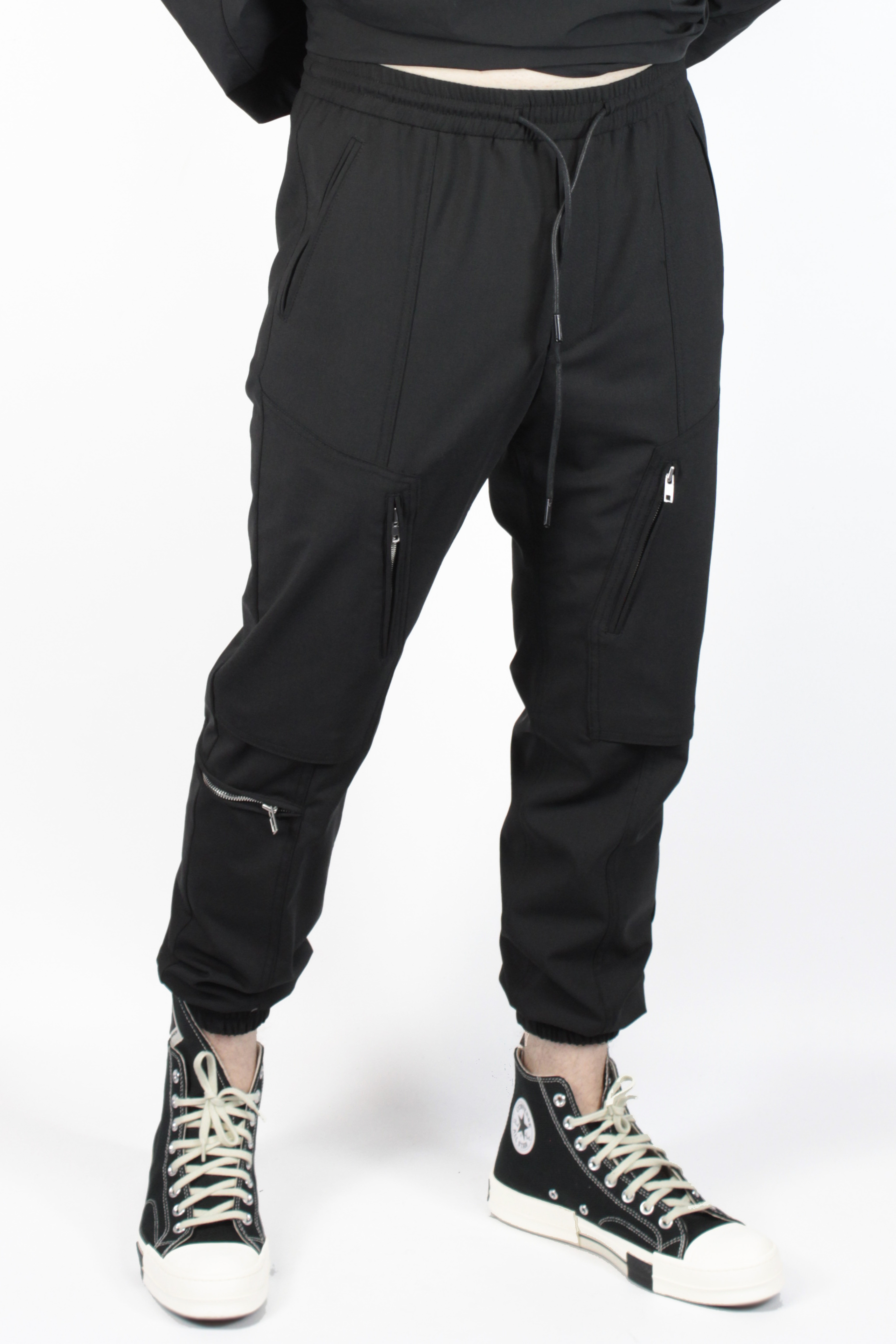Juun. J 裤子 Straight Zip Pocket Pants