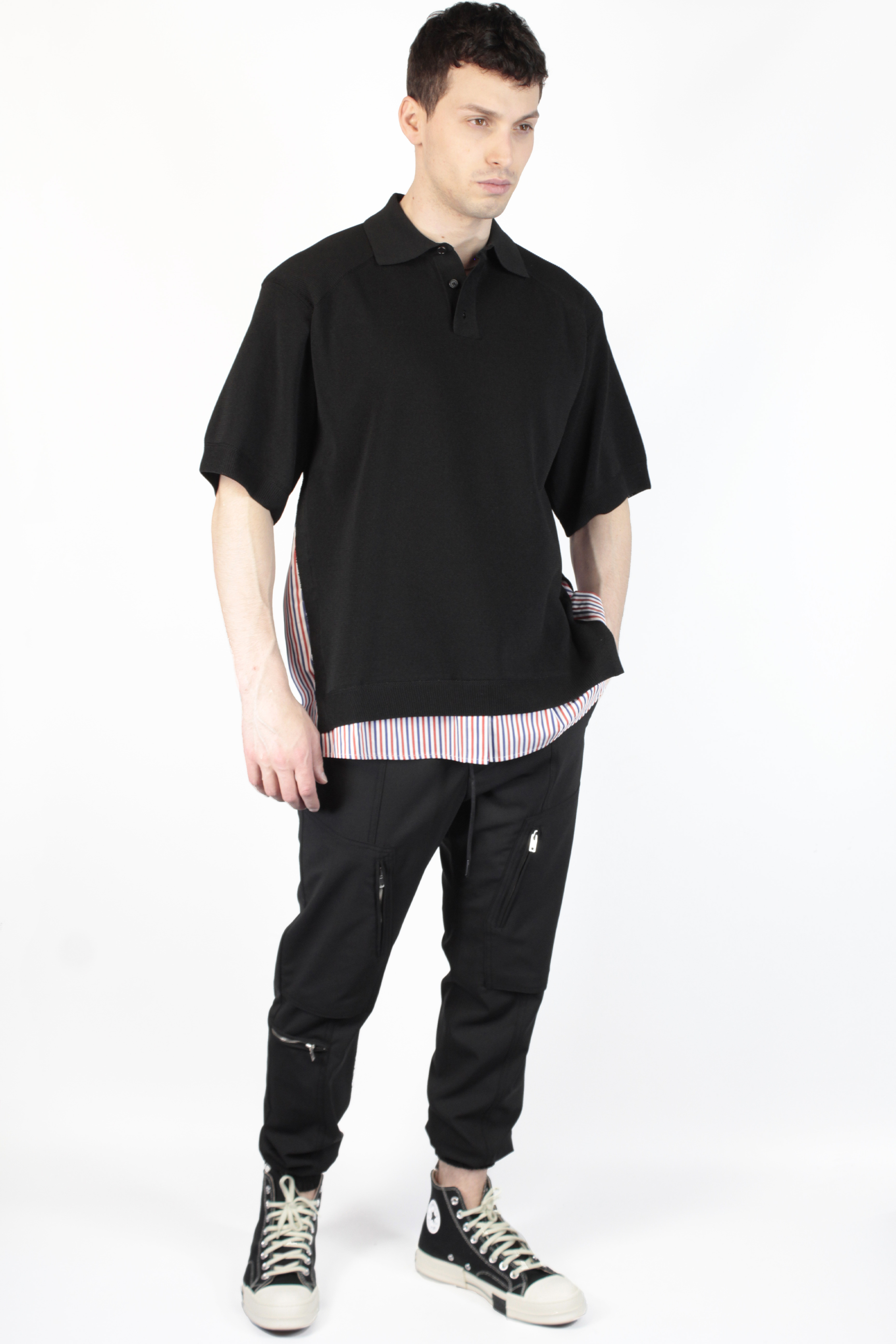 Juun. J Pantaloni Straight Zip Pocket Pants
