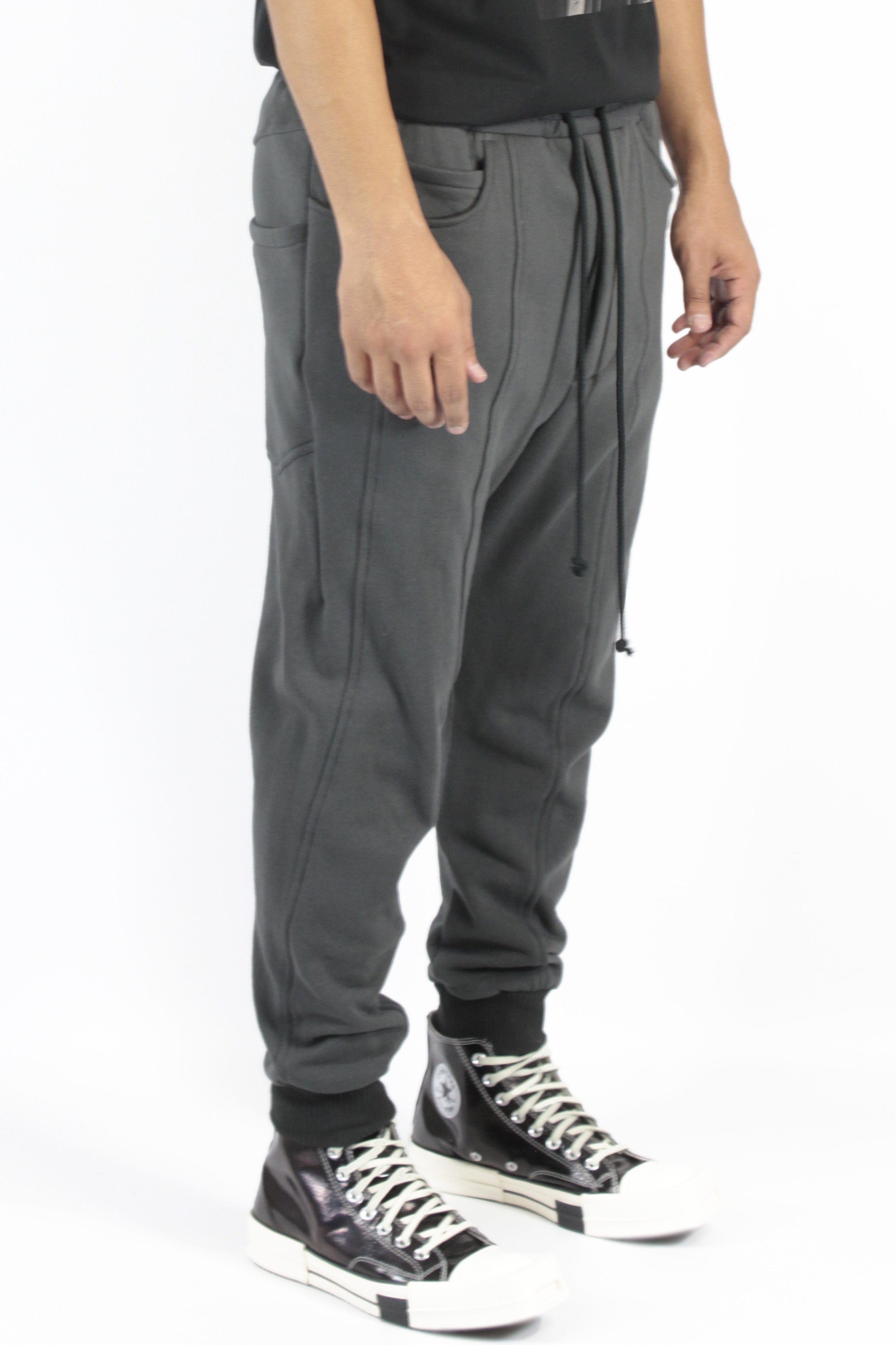 裤子 Ribbed Panelled Pants