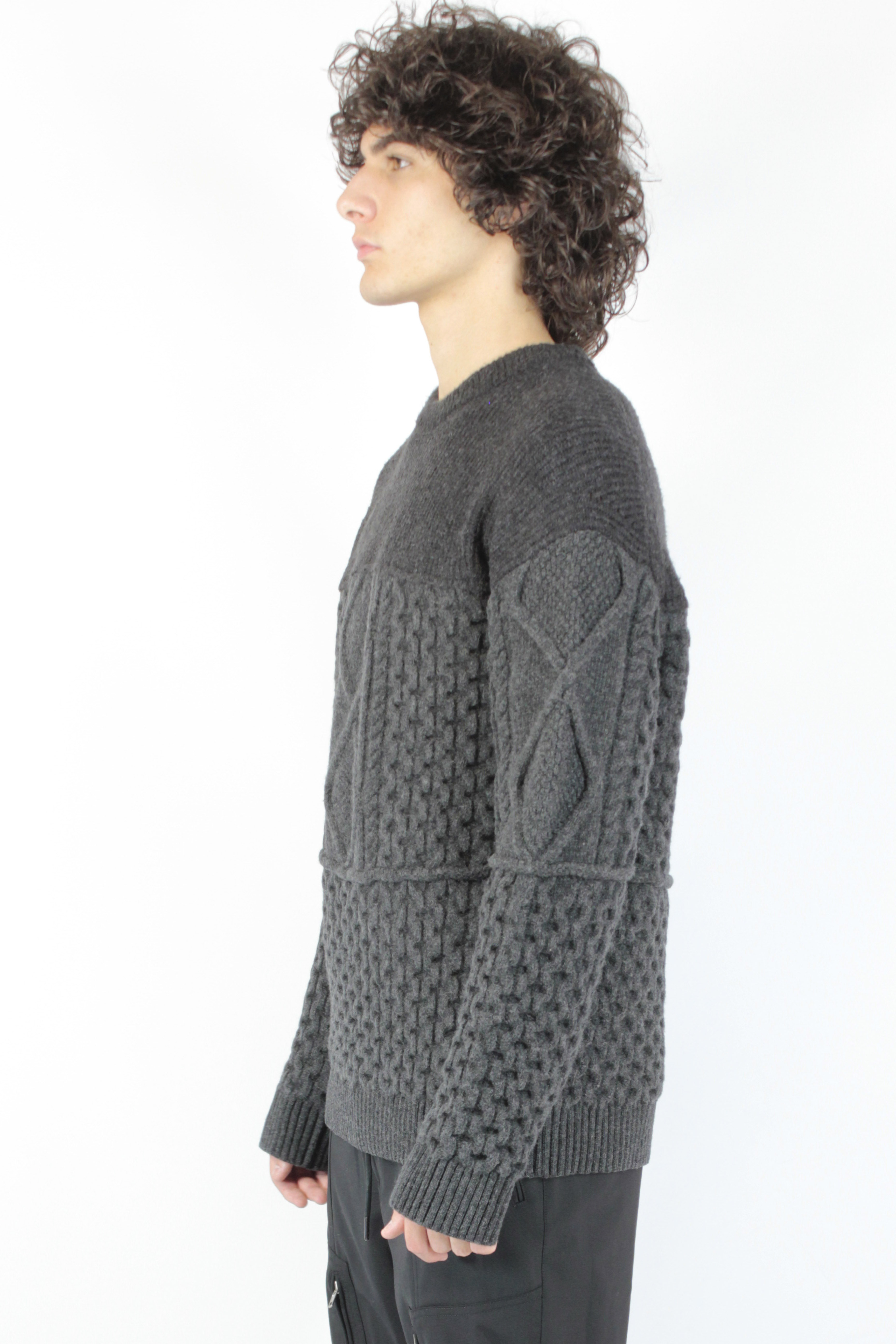 Juun. J 니트웨어 Ls Worked Sweater