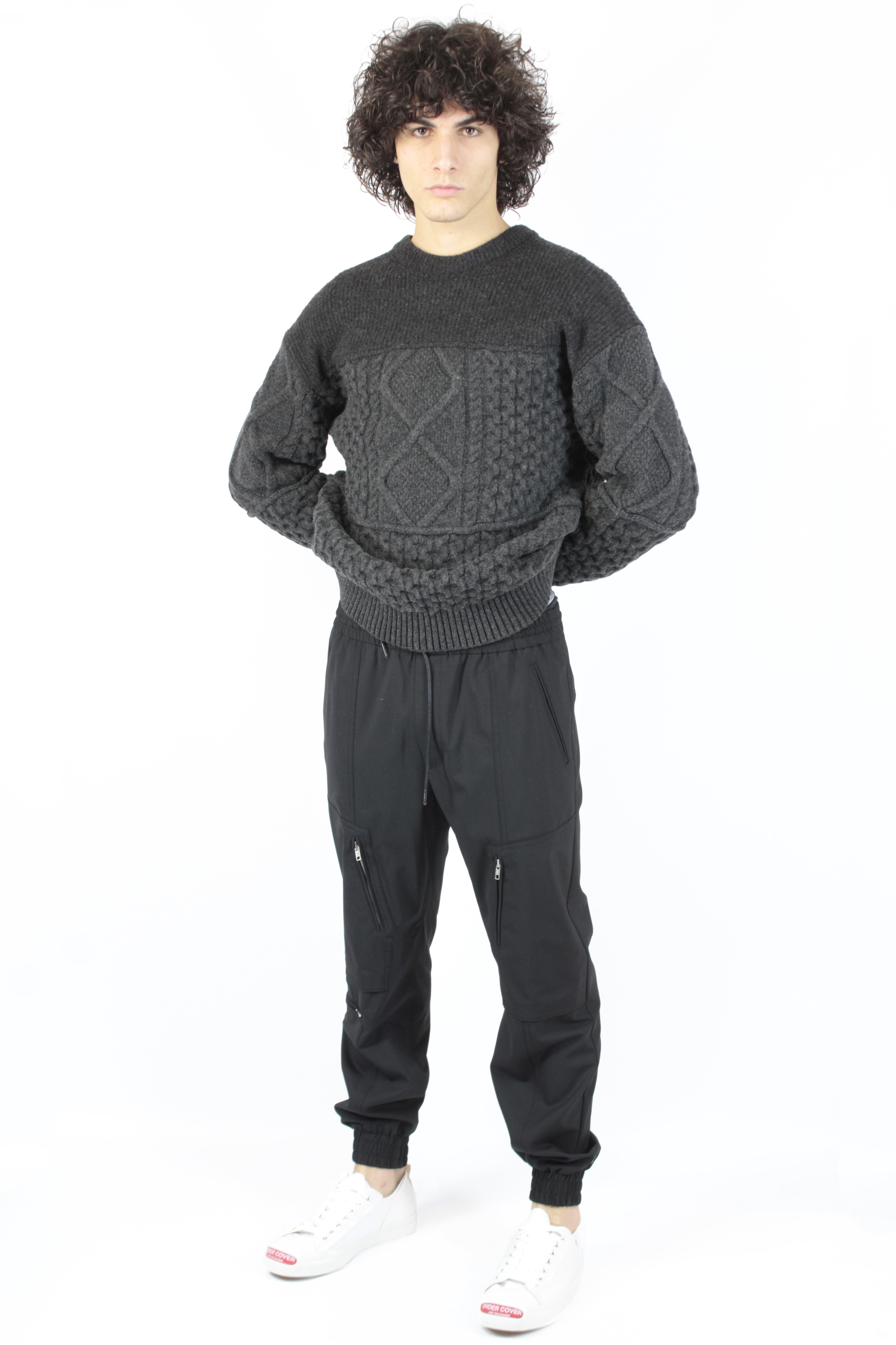 Juun. J セーター Ls Worked Sweater