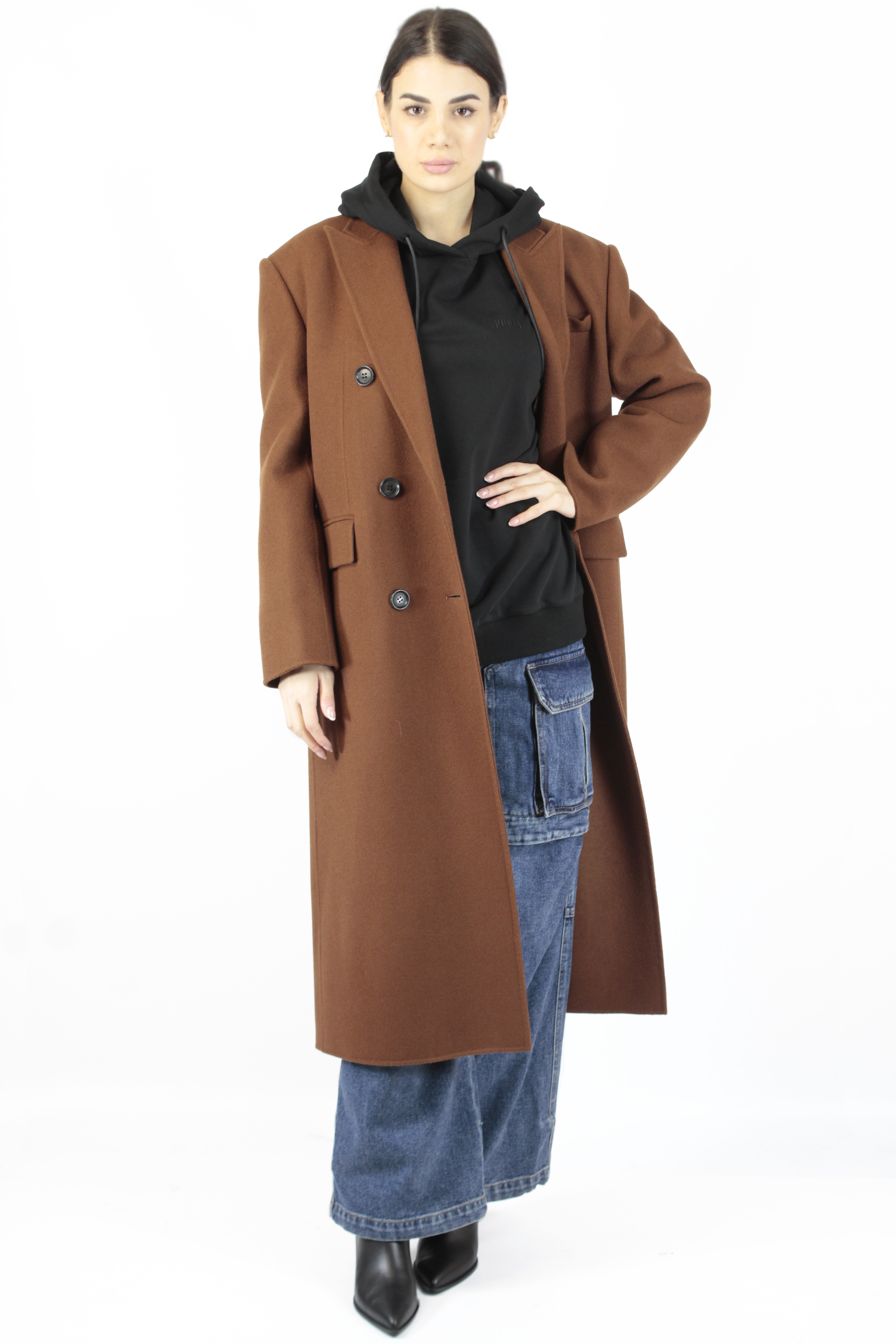 Juun. J MANTEL Breasted Tailored Coat