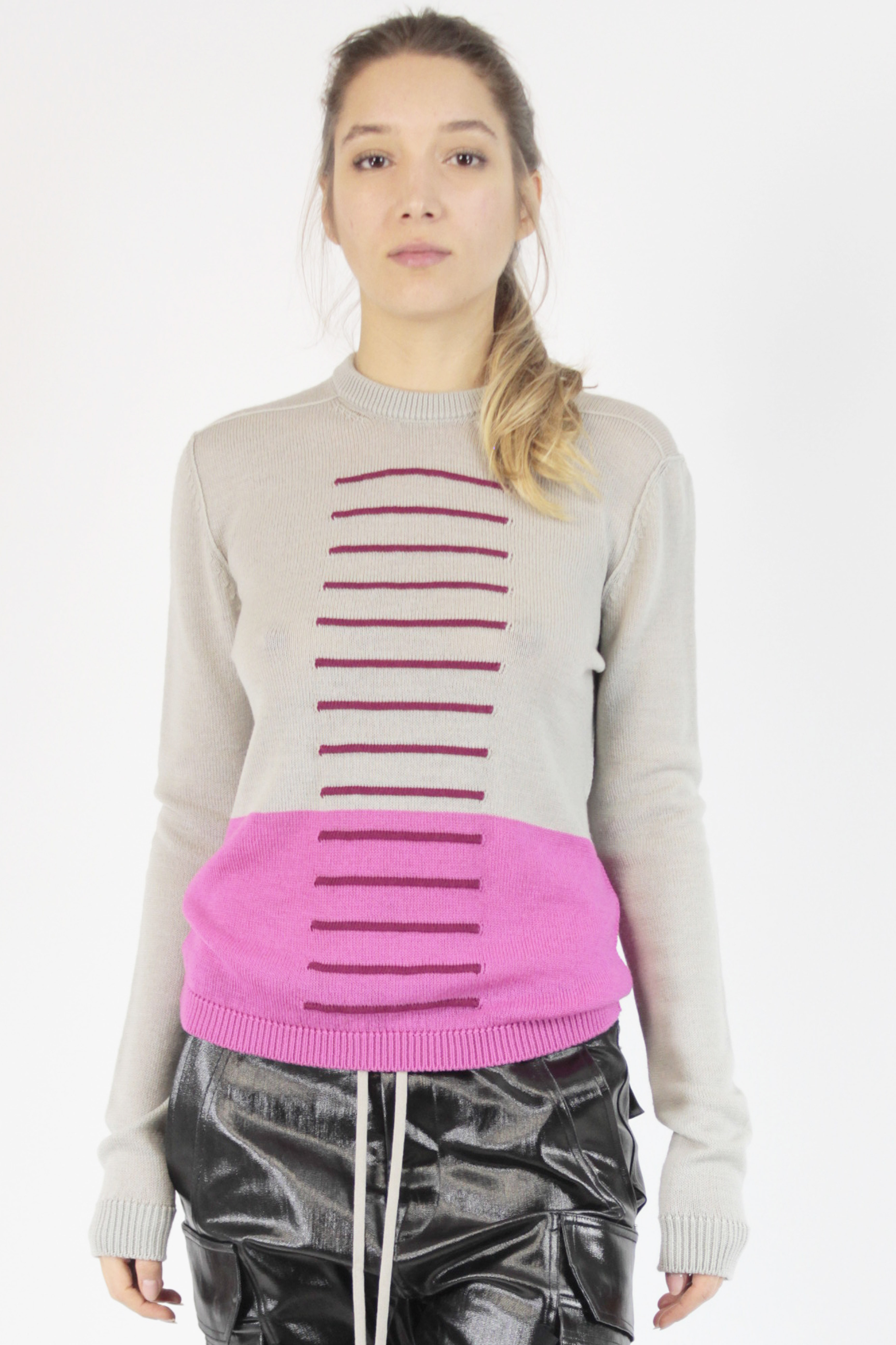 Rick Owens CHANDAILS Biker Round Neck