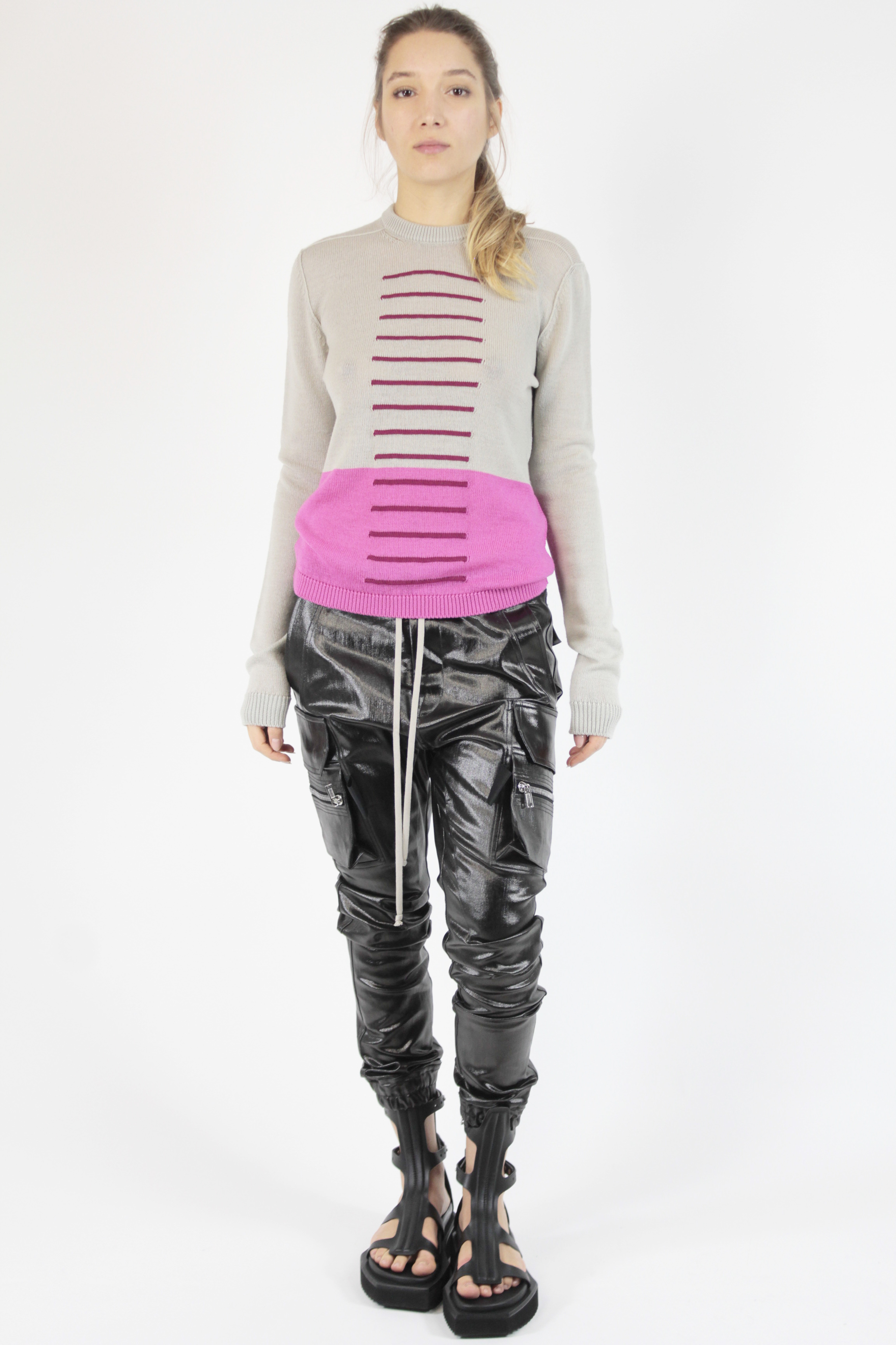 Rick Owens CHANDAILS Biker Round Neck