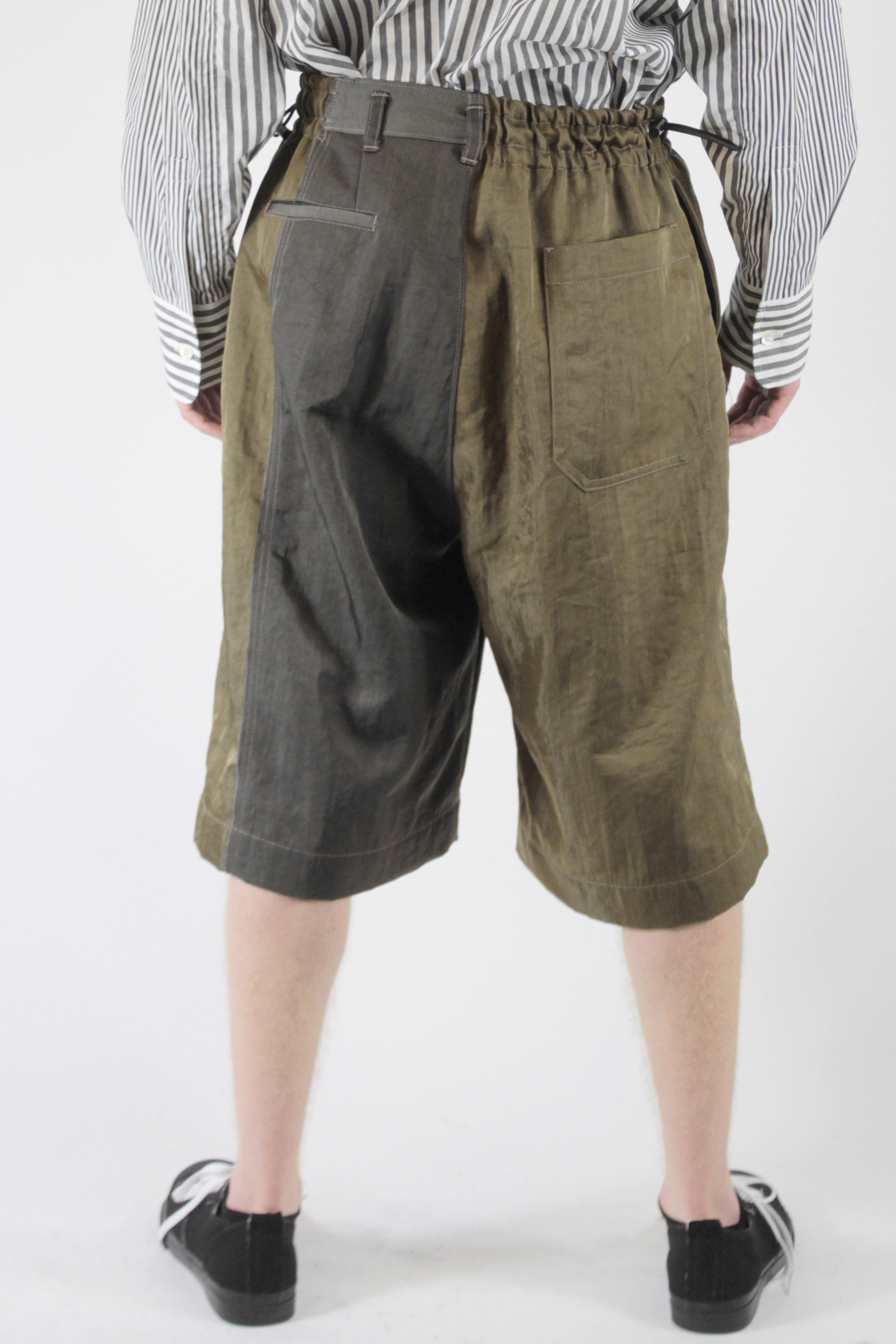 Y's Pantalones N-panelled Shorts