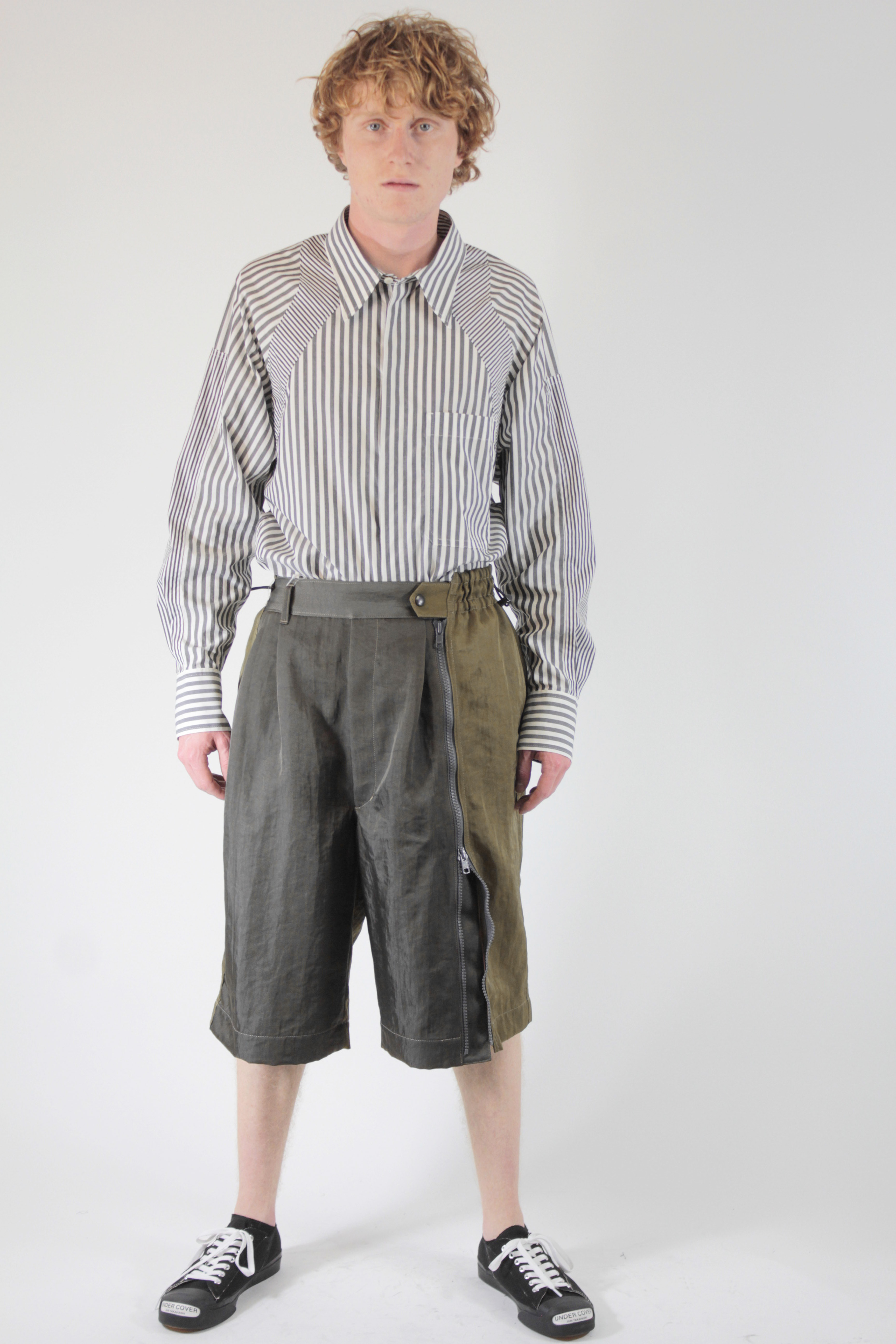 Y's Pantaloni N-panelled Shorts