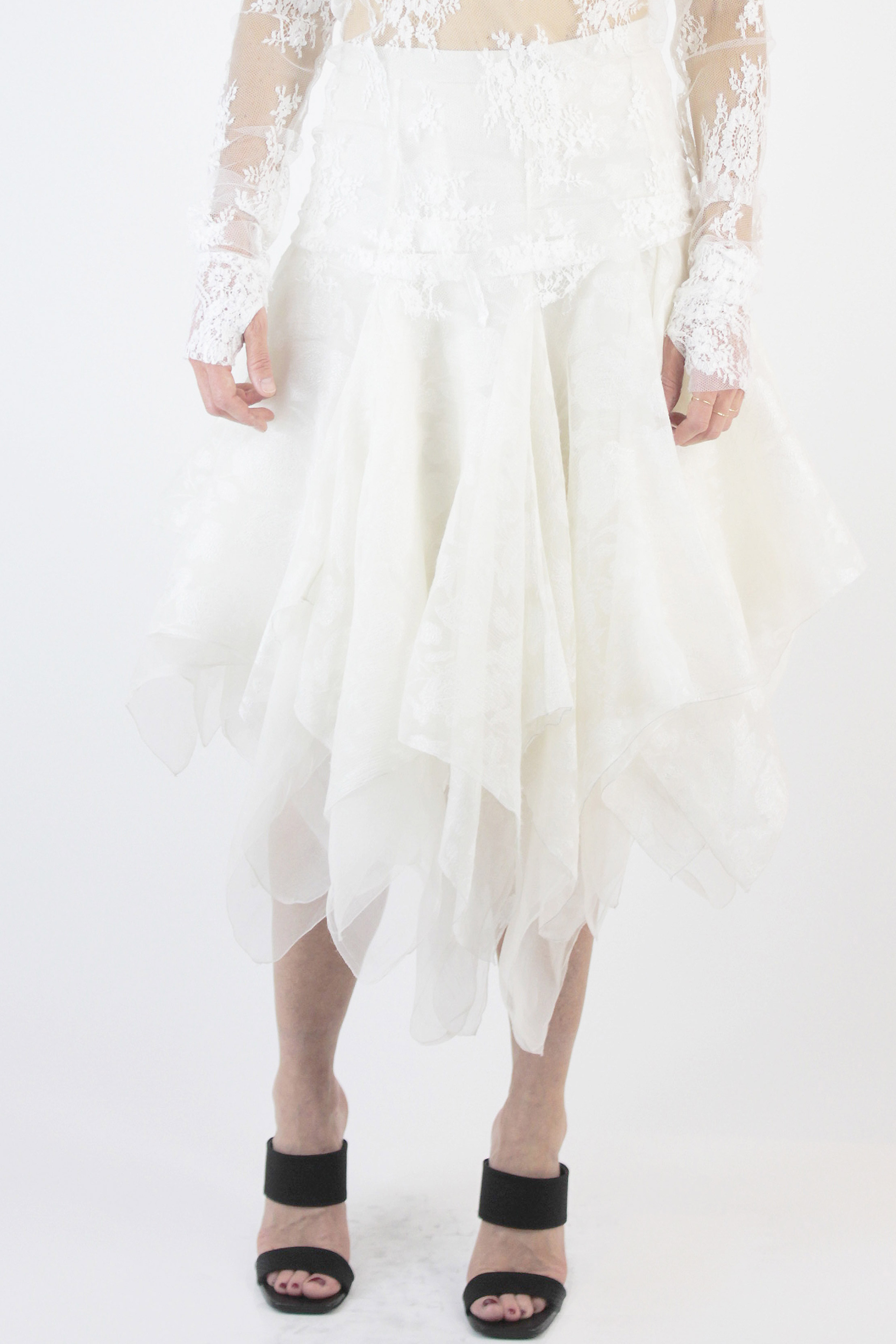 Marc Le Bihan GONNE Jupe Enforme Carrè