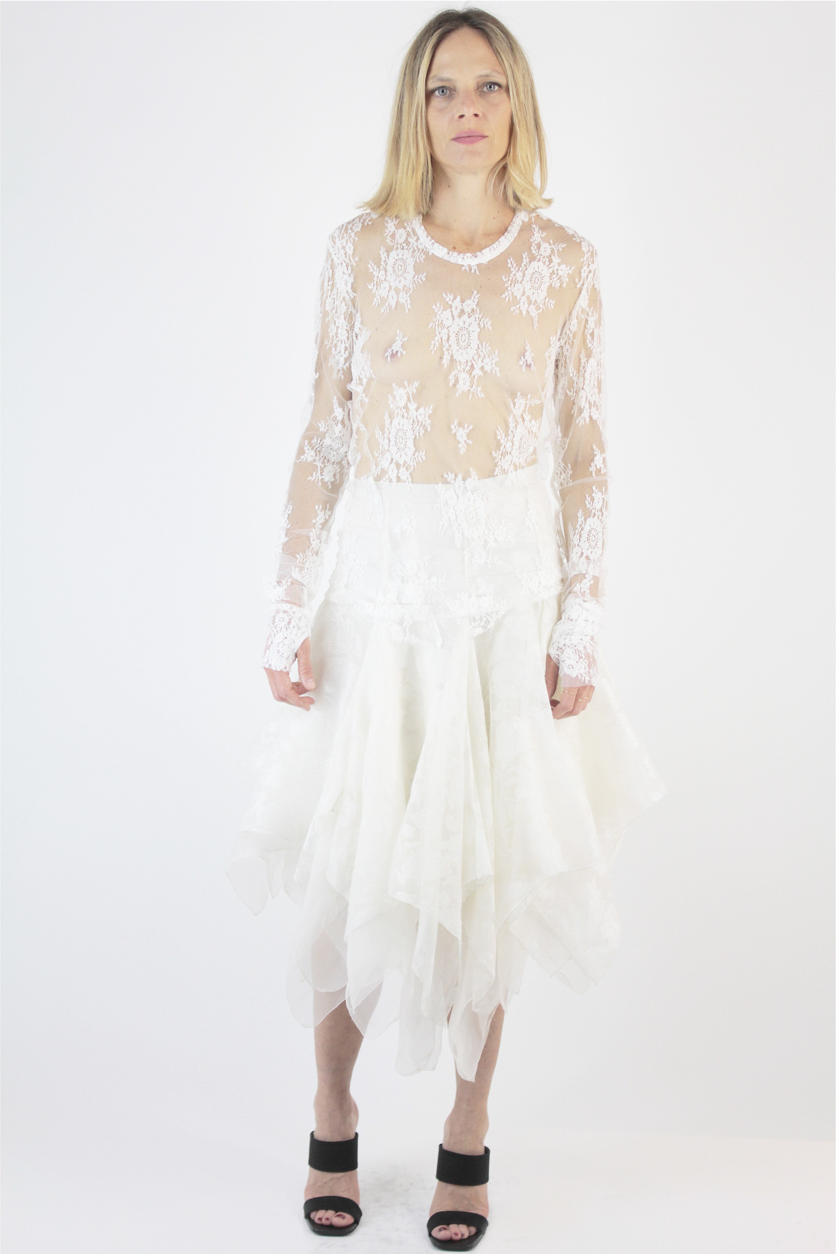 Marc Le Bihan GONNE Jupe Enforme Carrè