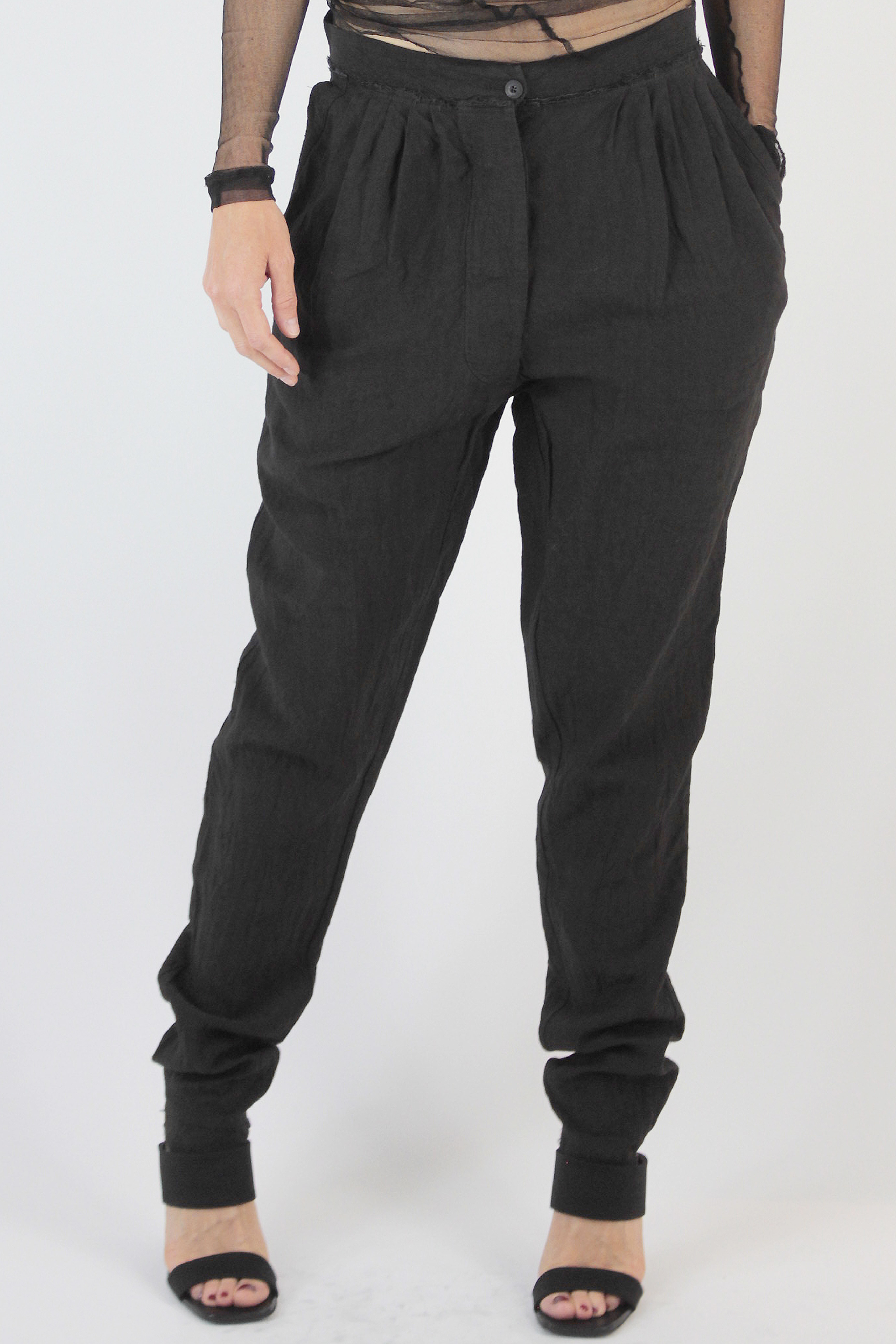 Marc Le Bihan HOSE Pantalon Hopital Noir