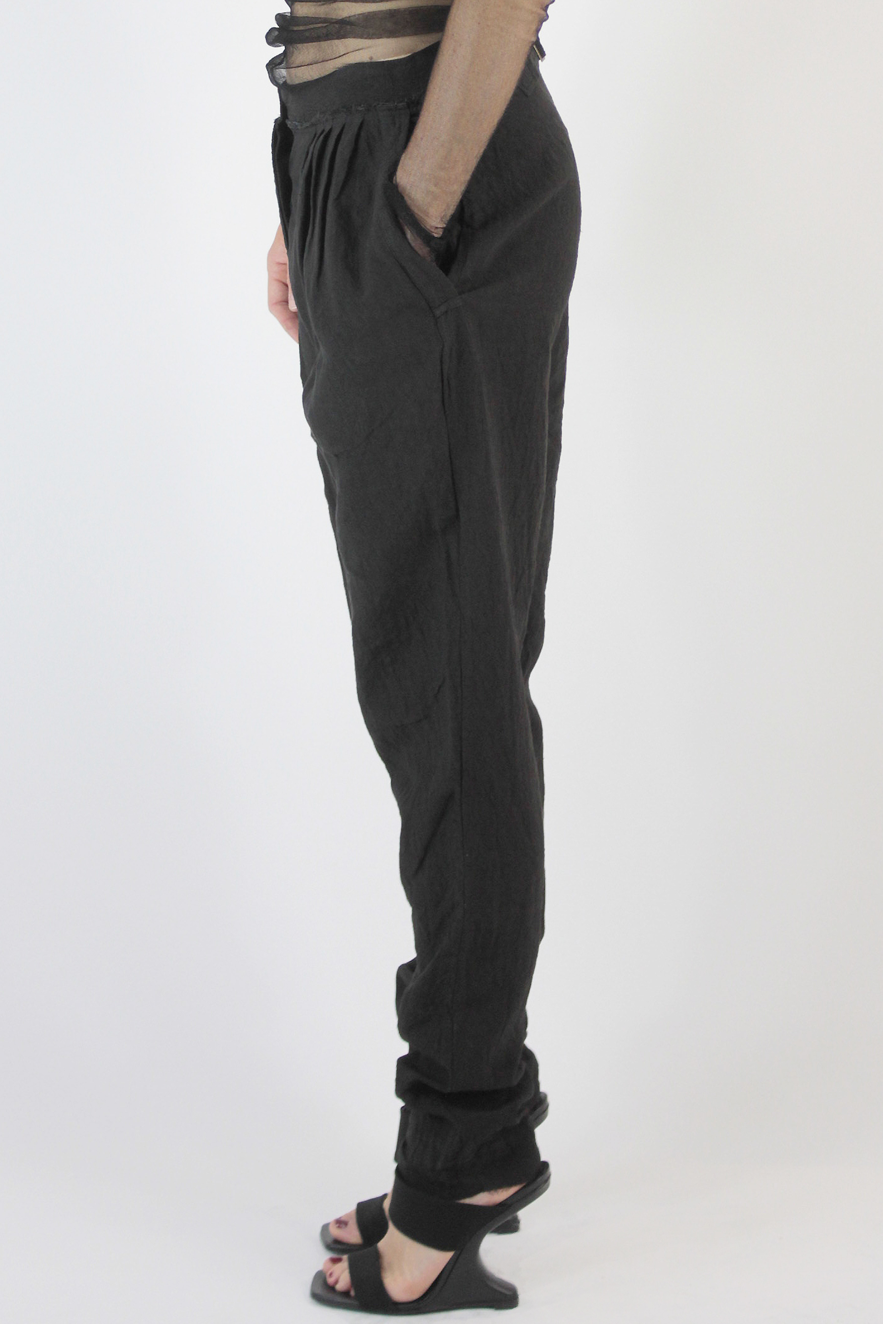 Marc Le Bihan PANTALONI Pantalon Hopital Noir 2