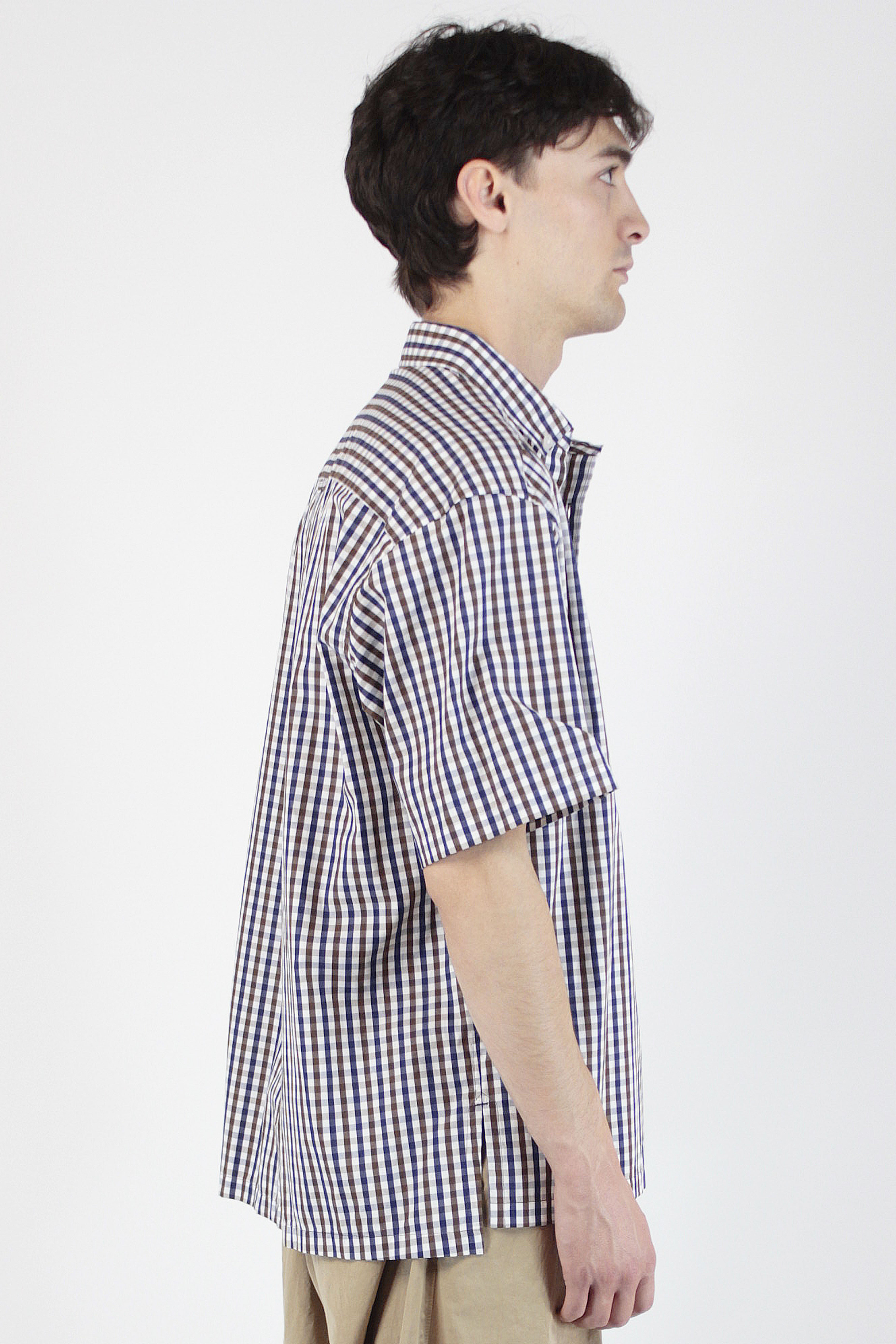 Kolor Chemises Check Short Shirt