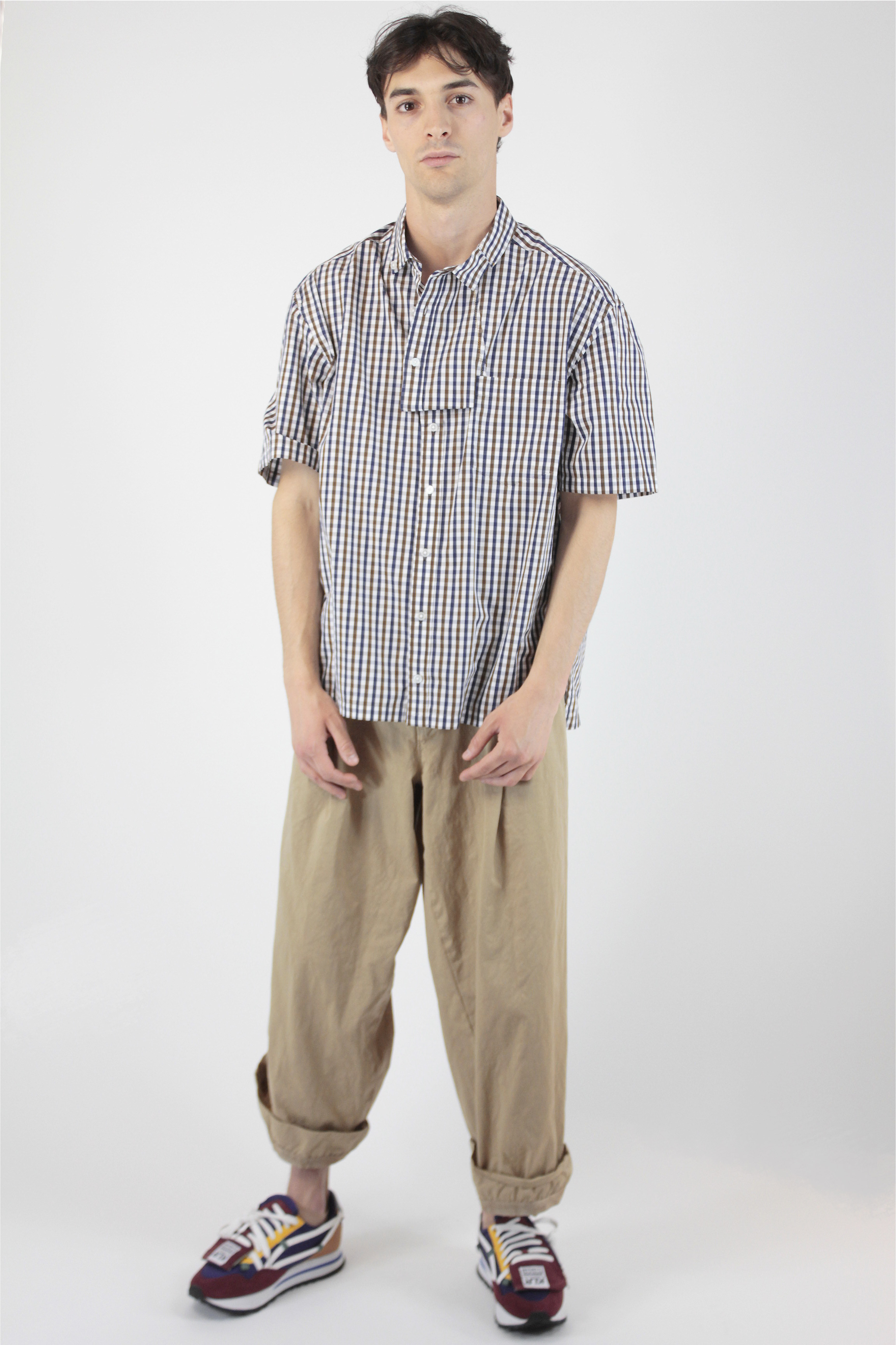 Kolor Camicie Check Short Shirt