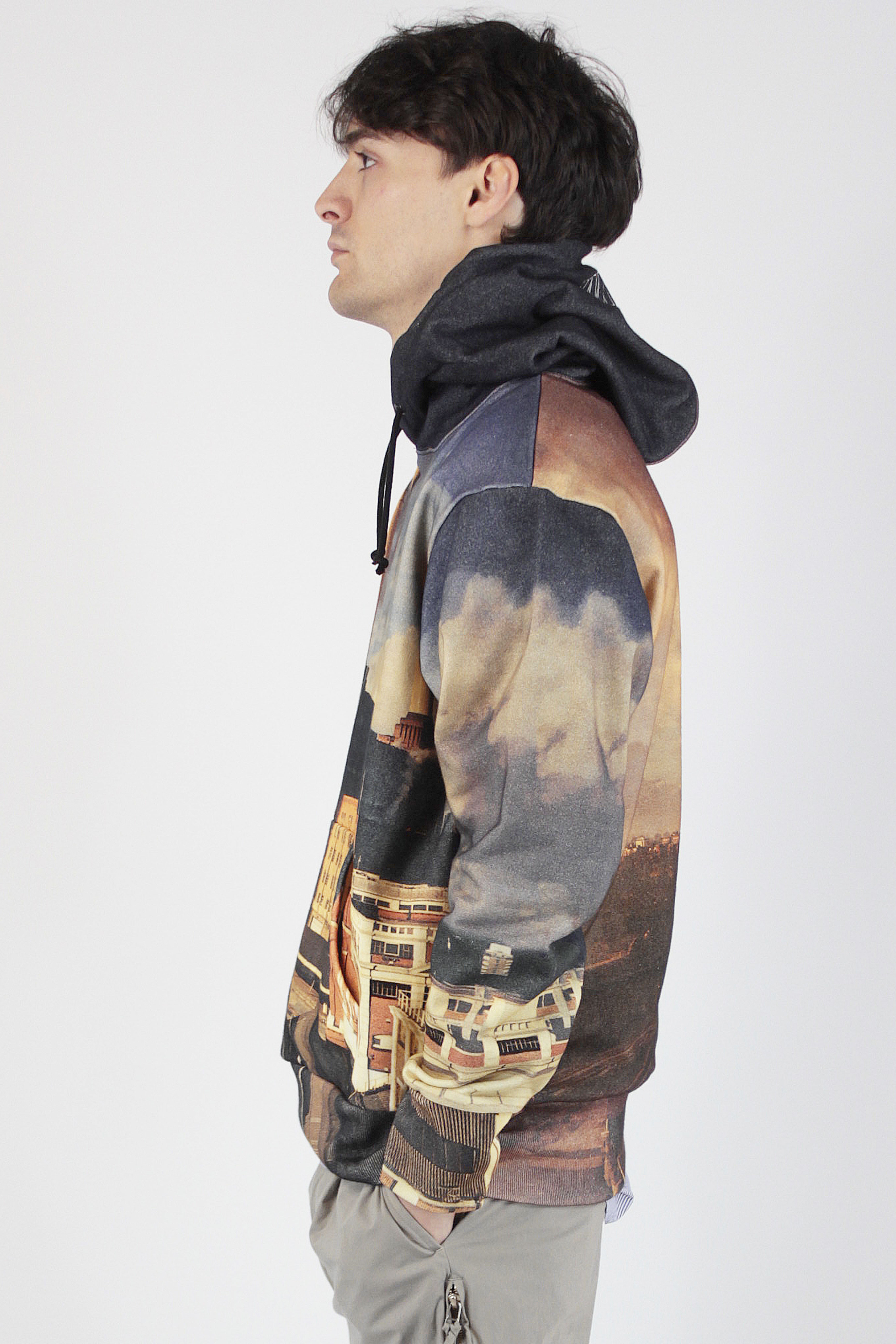 Undercover Jun Takahashi Felpe Printed Hood Blouson