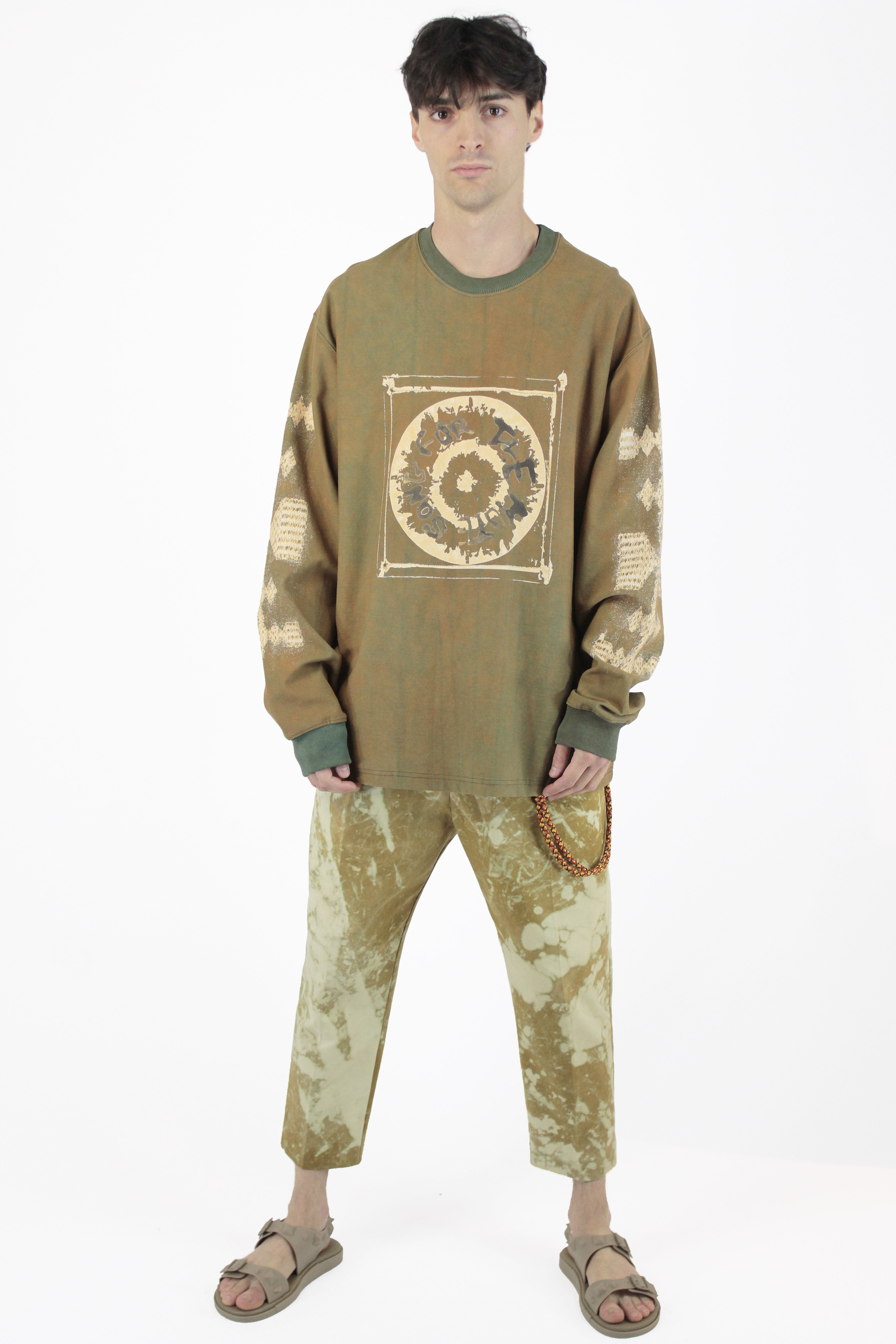 Song for the mute 스웨트 셔츠 Oversized Crew Pullover
