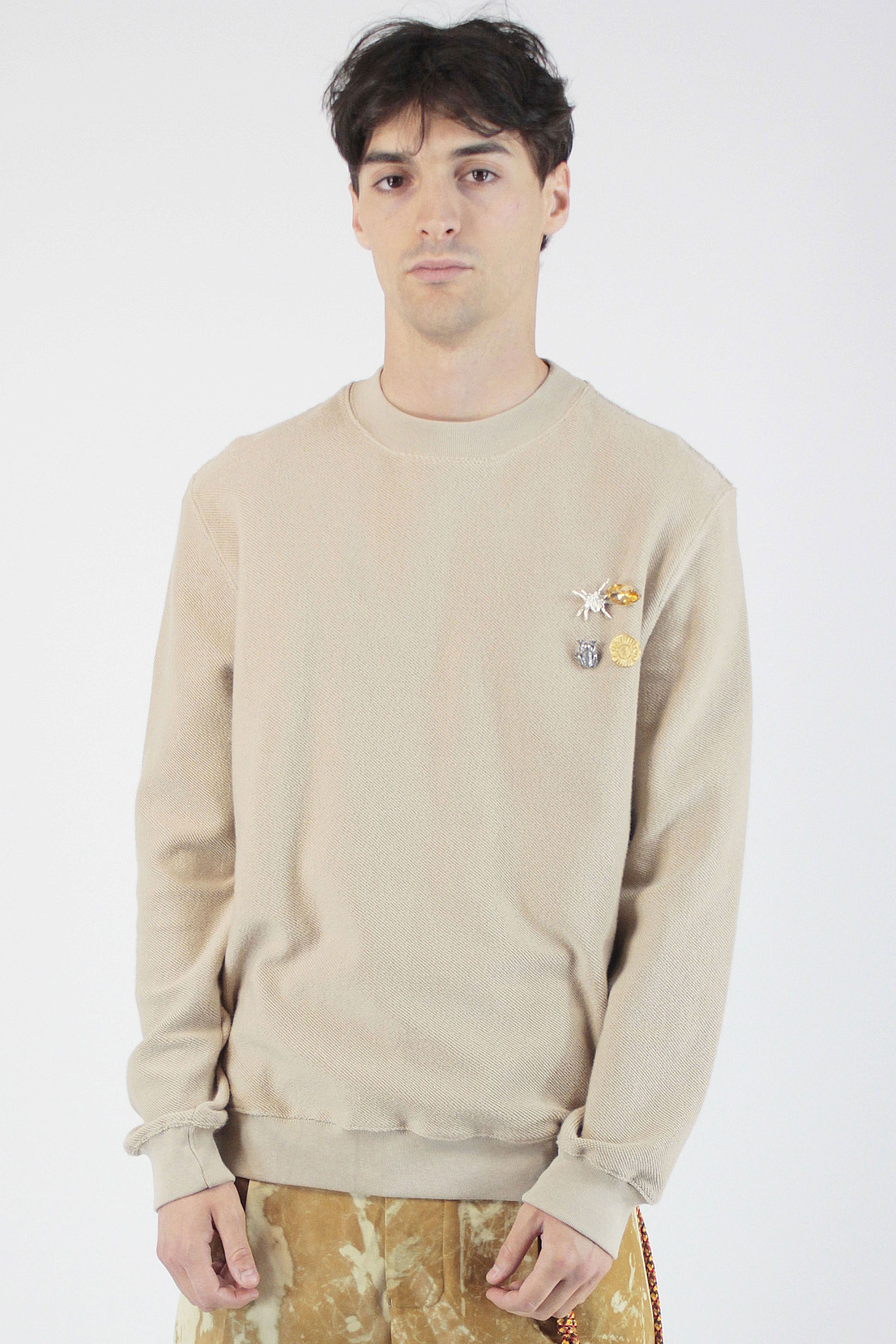 Song for the mute 스웨트 셔츠 Slim Crew Pullover