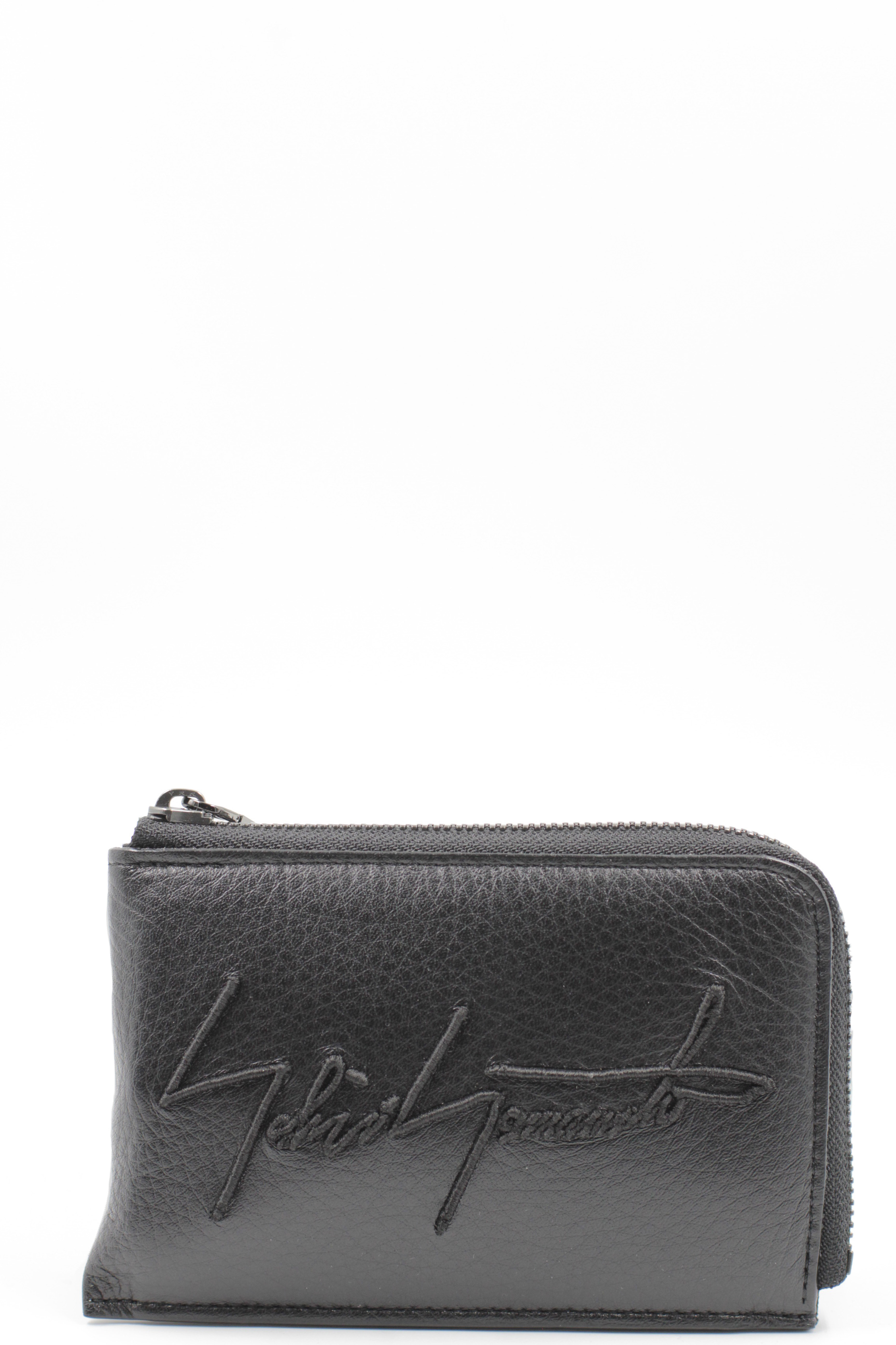 Yohji Yamamoto Carteras Short Zip Wallet