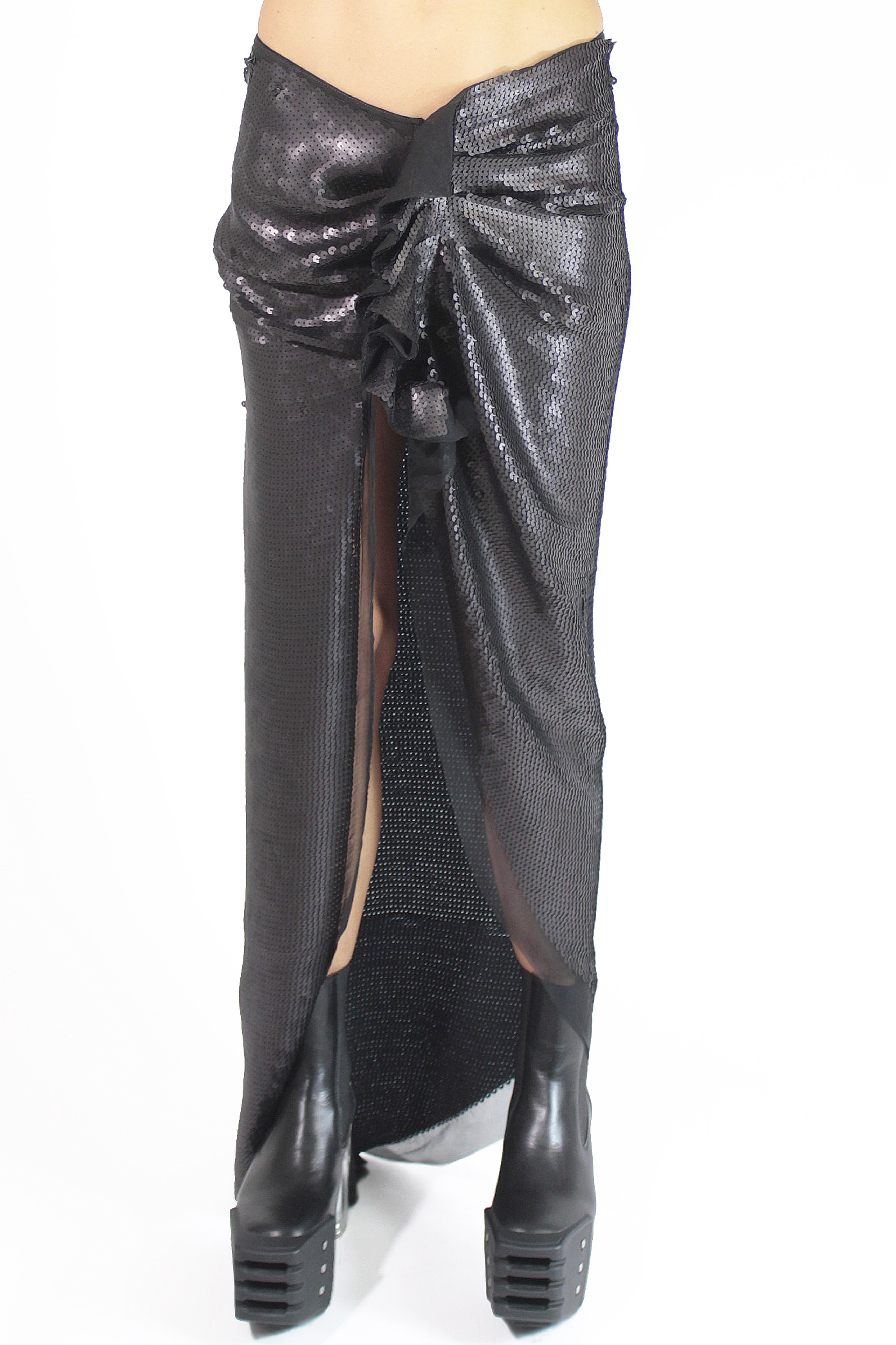 Rick Owens ROCKE Edfu Lucent Skirt