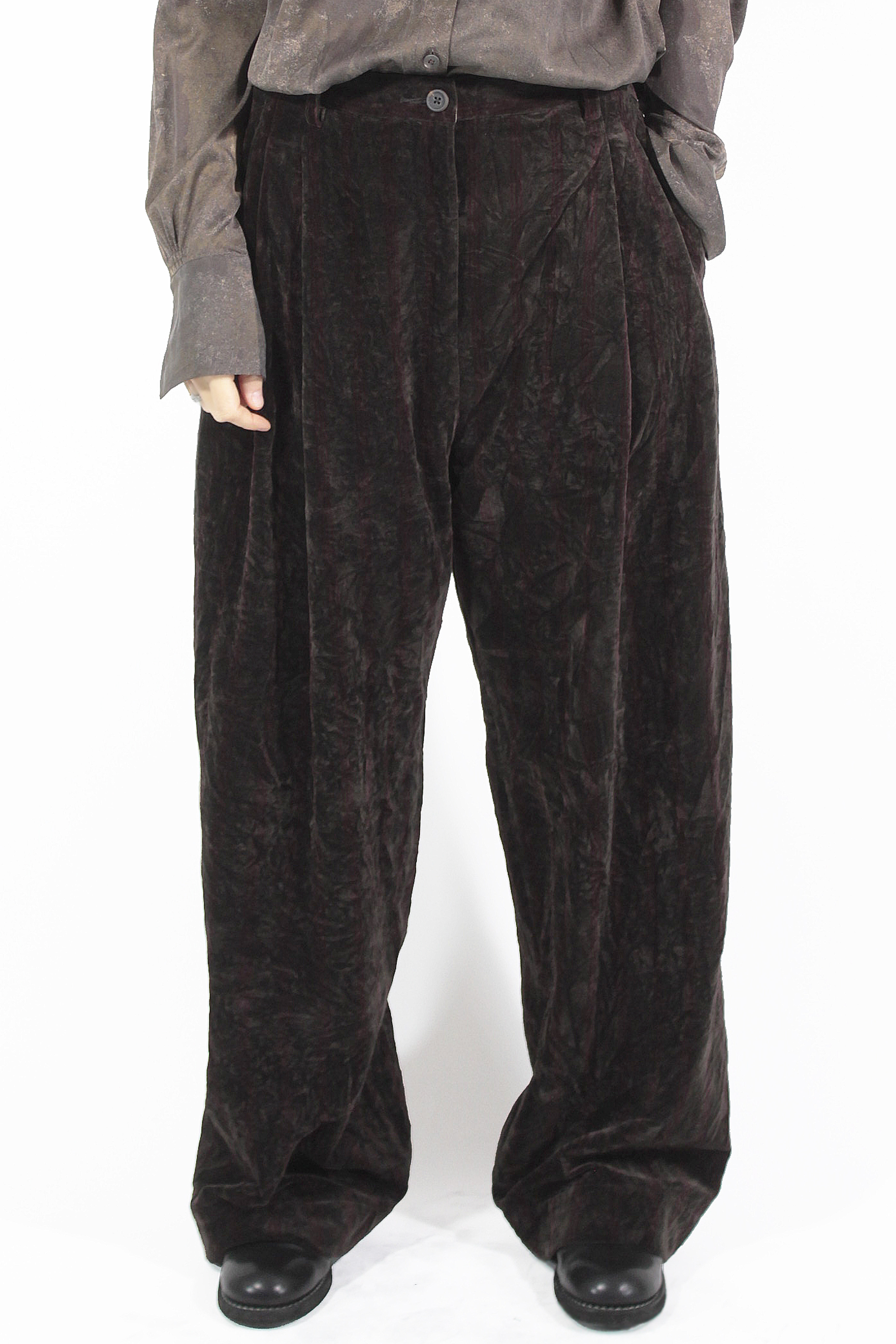 Ziggy Chen PANTALONS Front Pleats Wide Pants