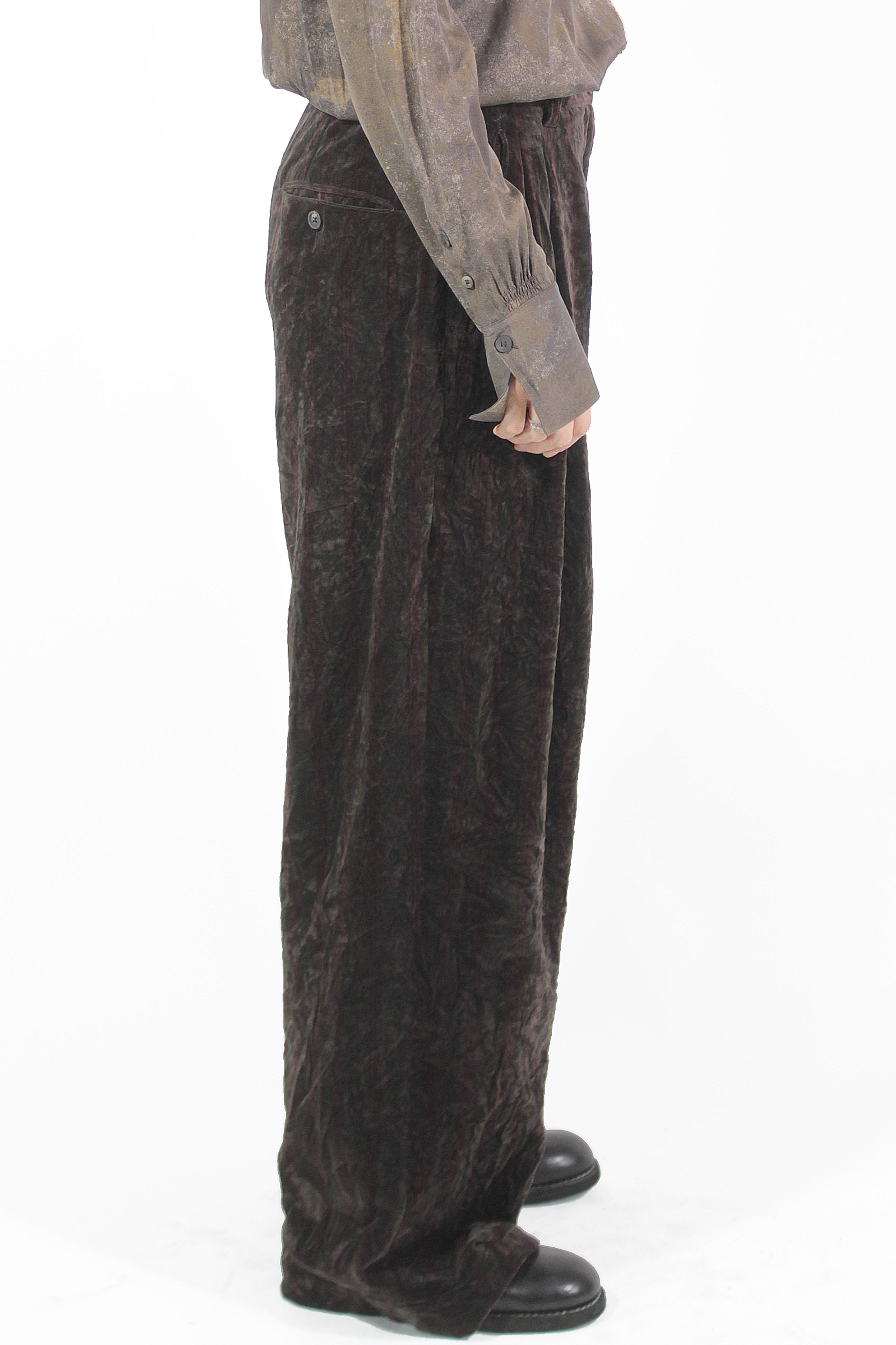 Ziggy Chen PANTALONS Front Pleats Wide Pants