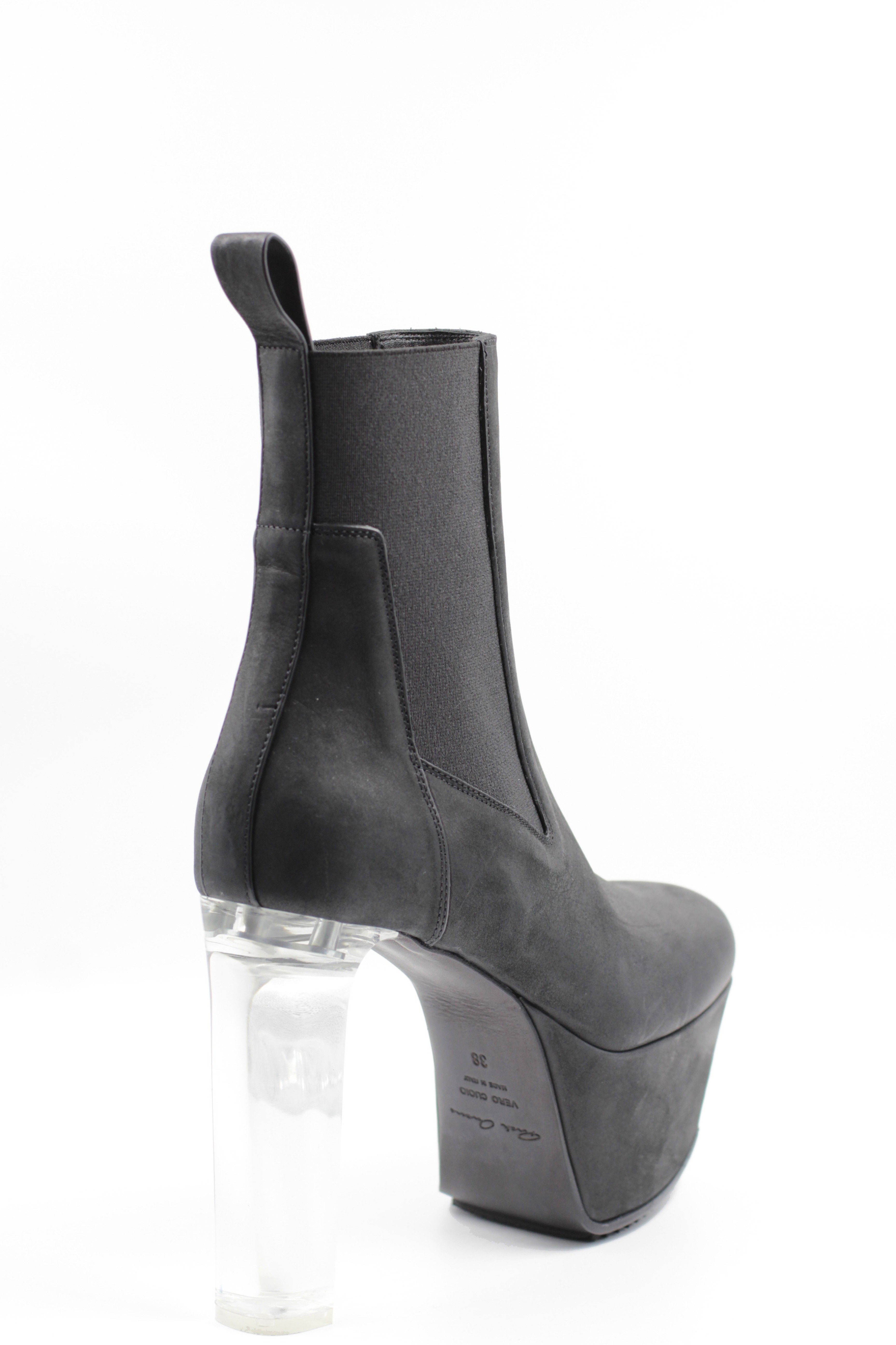 Rick Owens 靴子 Mini Beatle Platform Boots