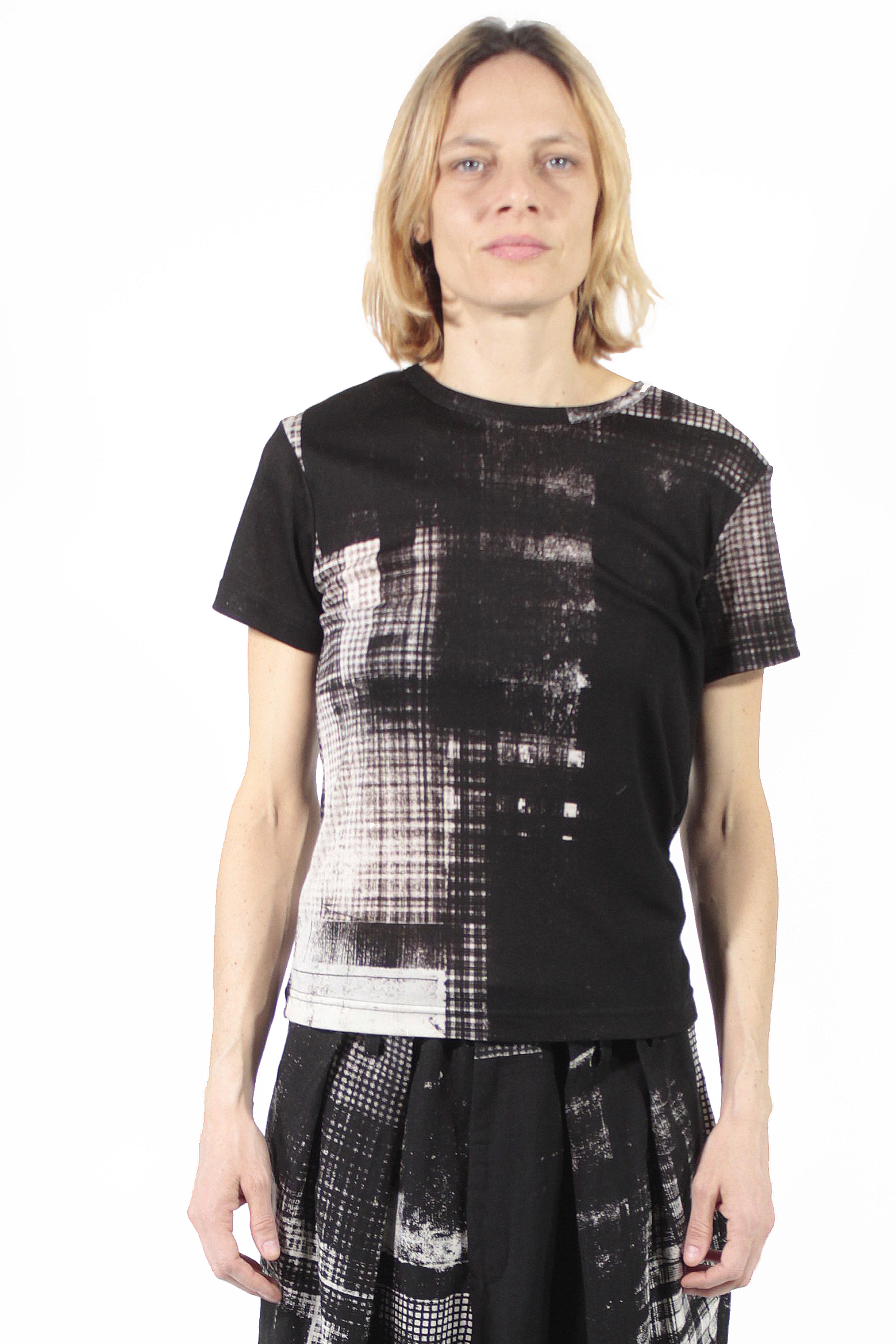 Yohji Yamamoto T恤 R Neck Print T-Shirt