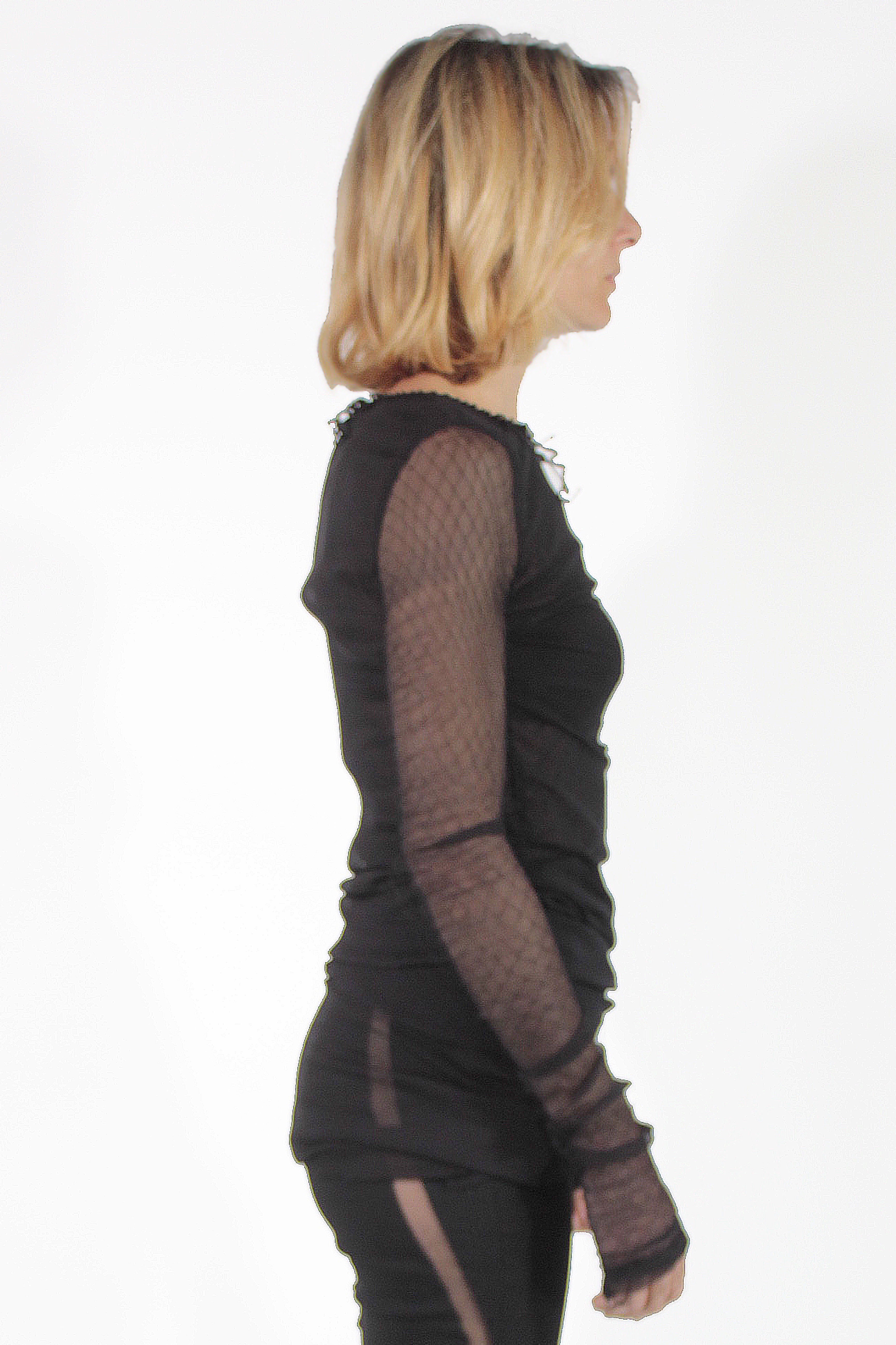 Giovanni Cavagna PULLOVER Net Sleeve Sweater