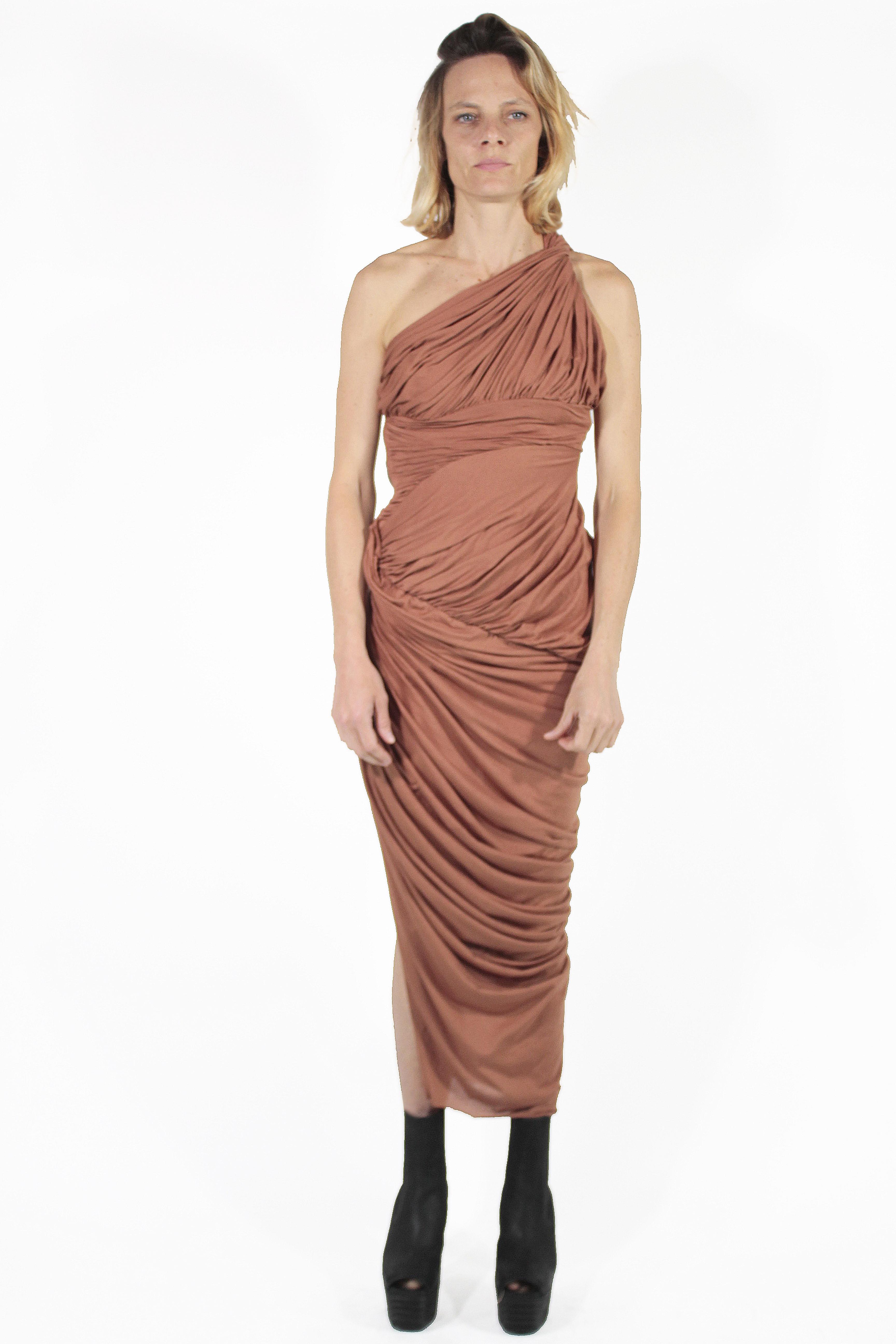 Rick Owens VESTIDOS Lido Drapped Gown Dress