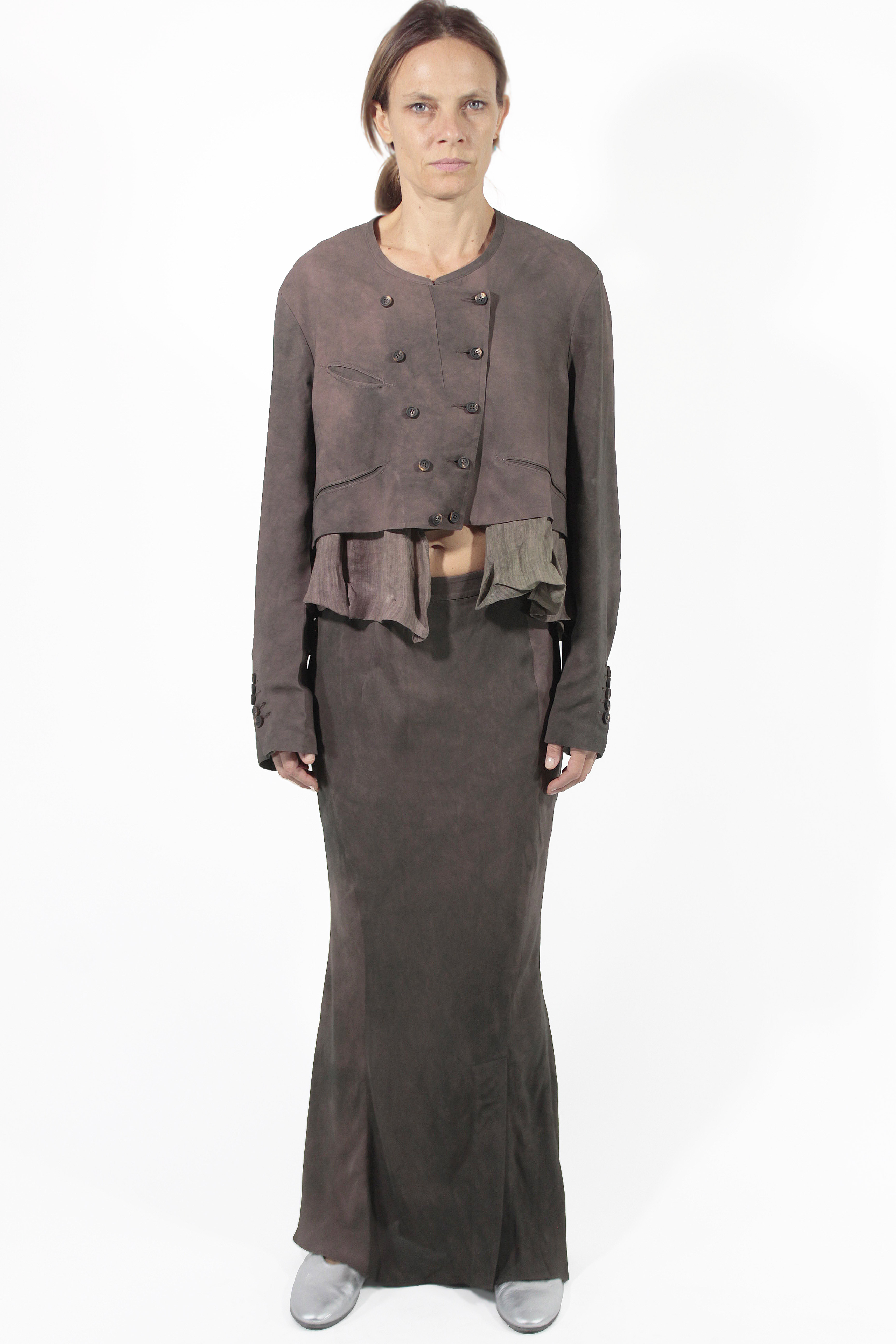 Ziggy Chen JUPES Bias C Long Skirt