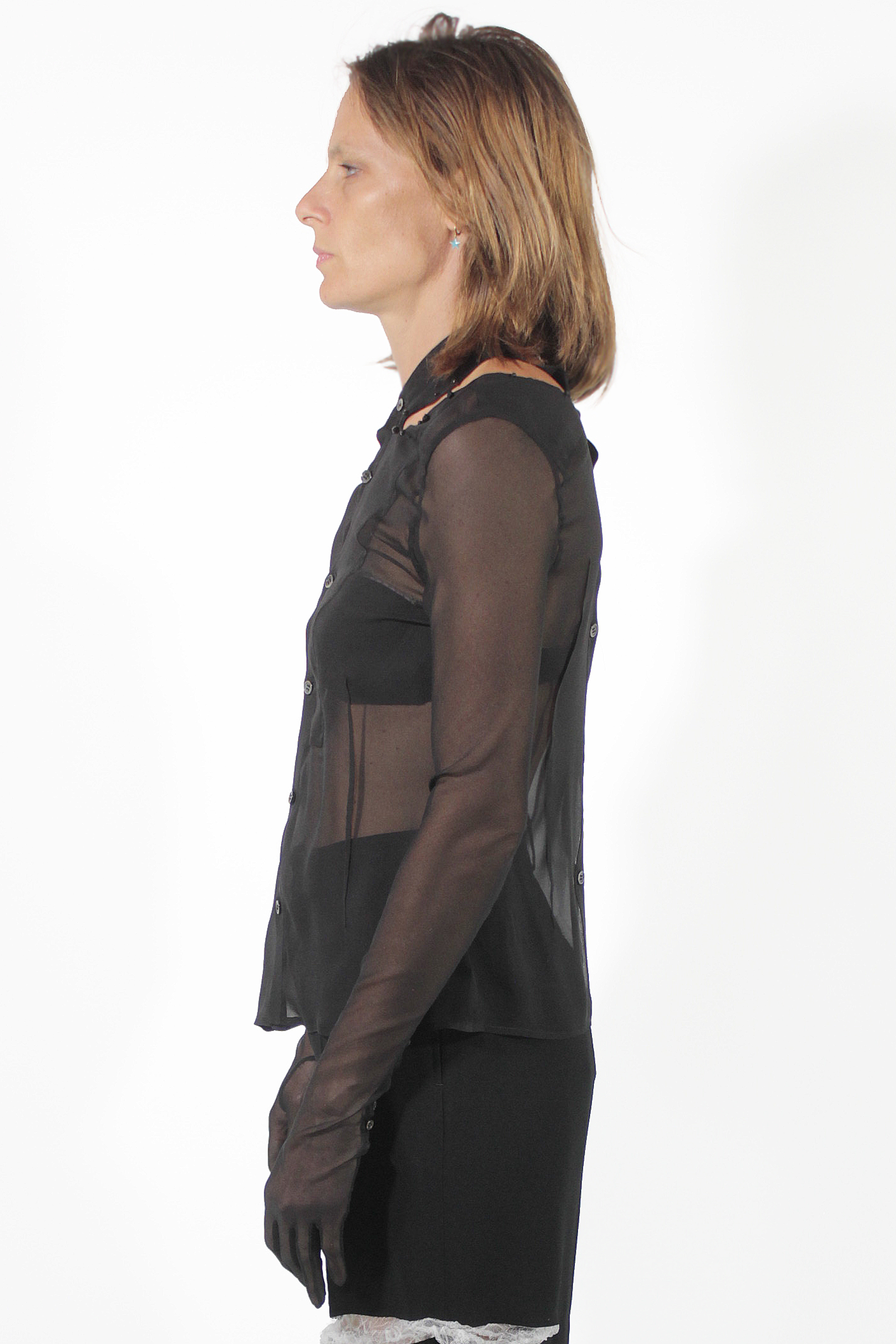 Undercover Jun Takahashi CHEMISES Transparent Gloves Shirt