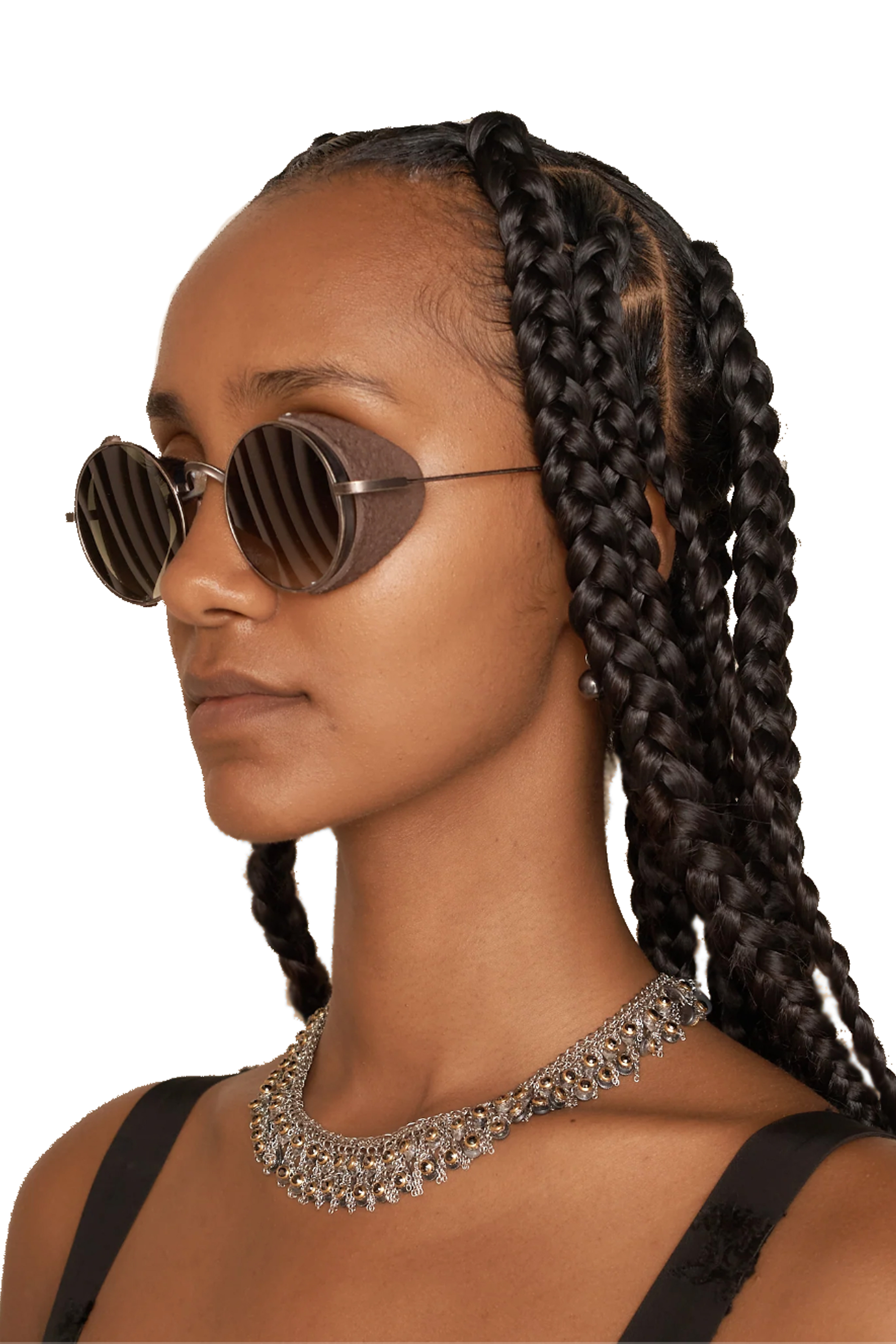 Uma Wang Lunettes de soleil Stone Eclipse Sunglasses
