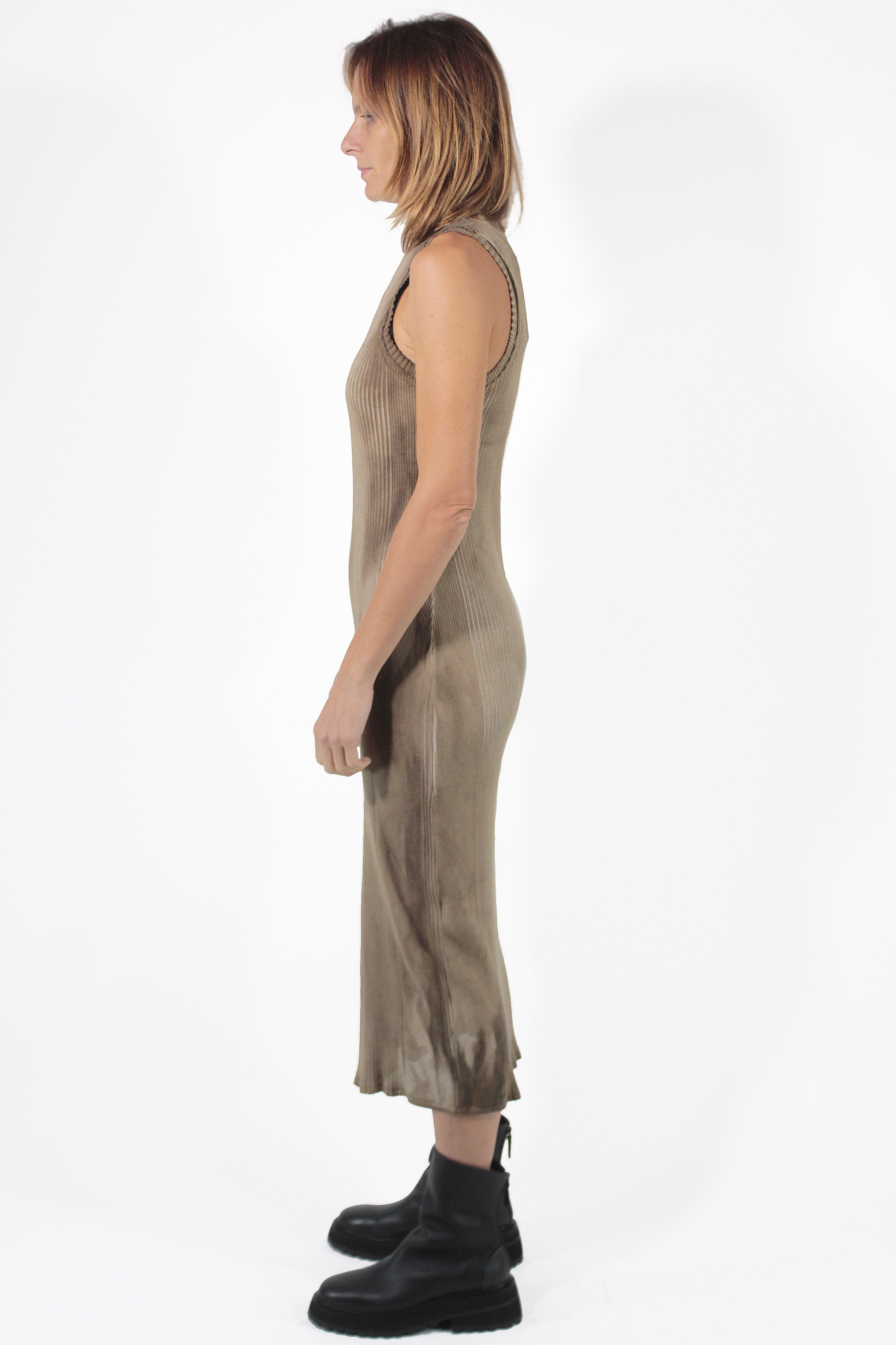 UN-NAMABLE ROBE Rib Long Dress