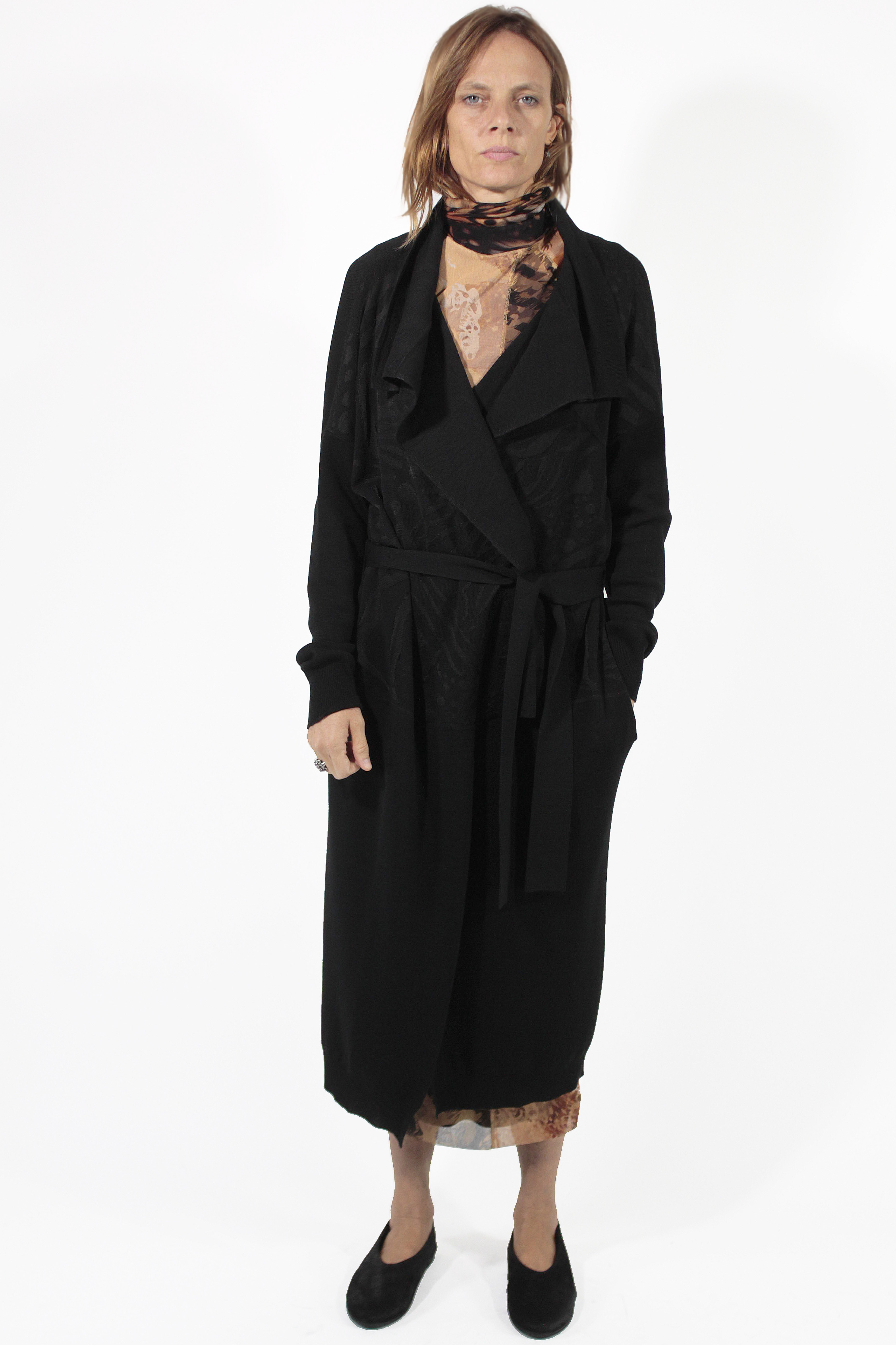 Fuzzi CARDIGANS Long Belt Cardigan