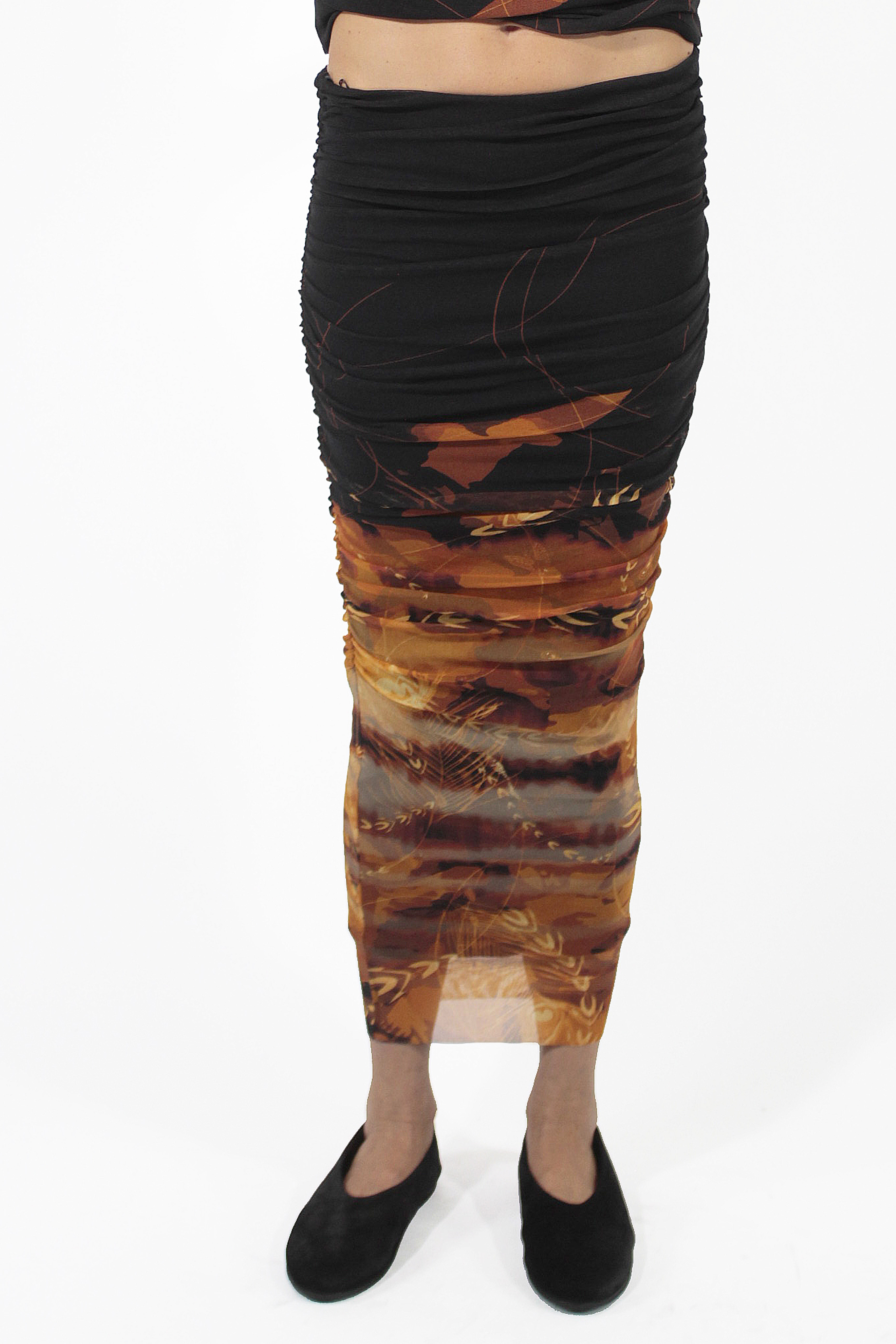 Fuzzi ROCKE Straight Stretch Skirt