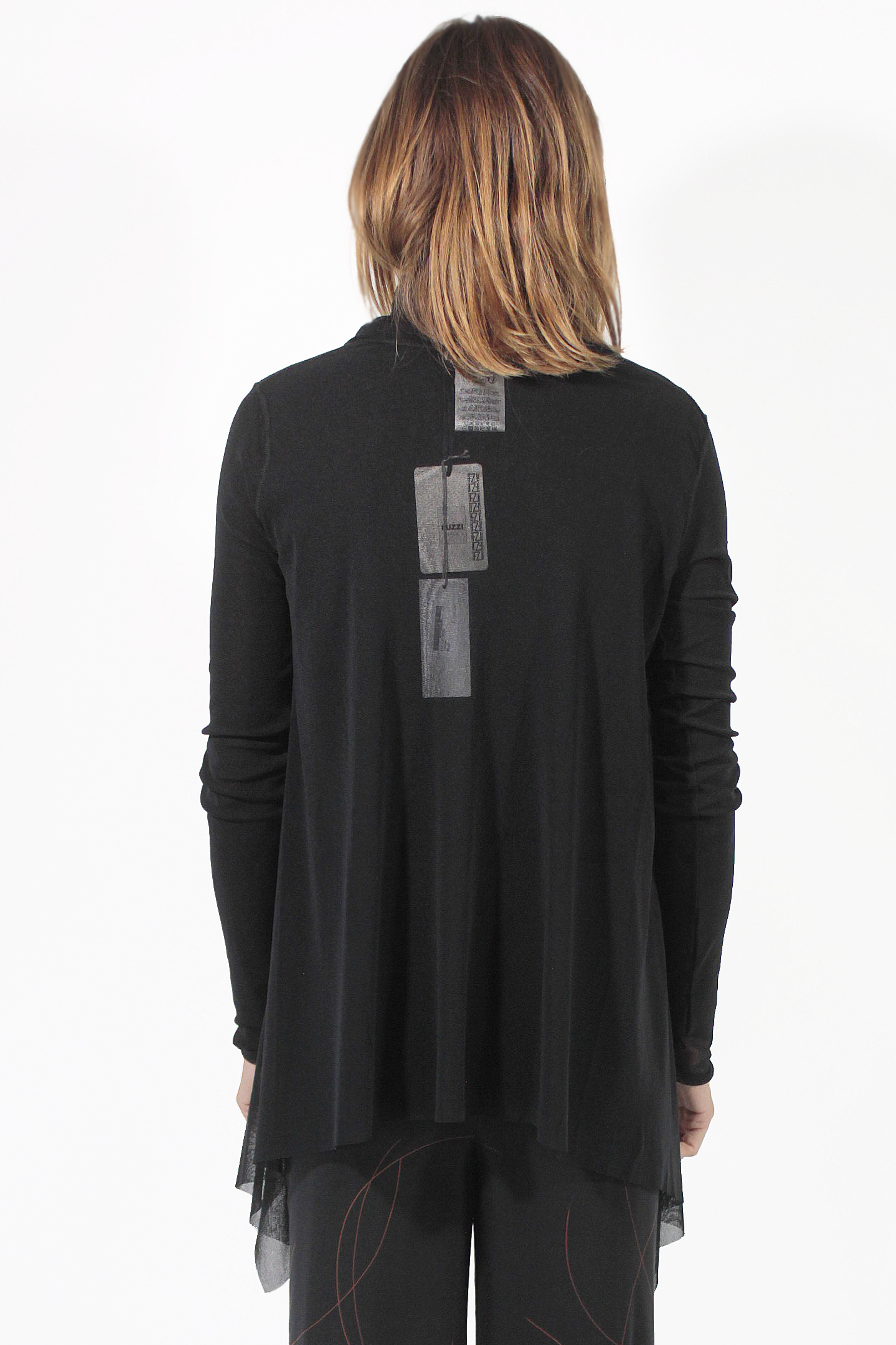 Fuzzi CARDIGANS Open Dark Cardigan