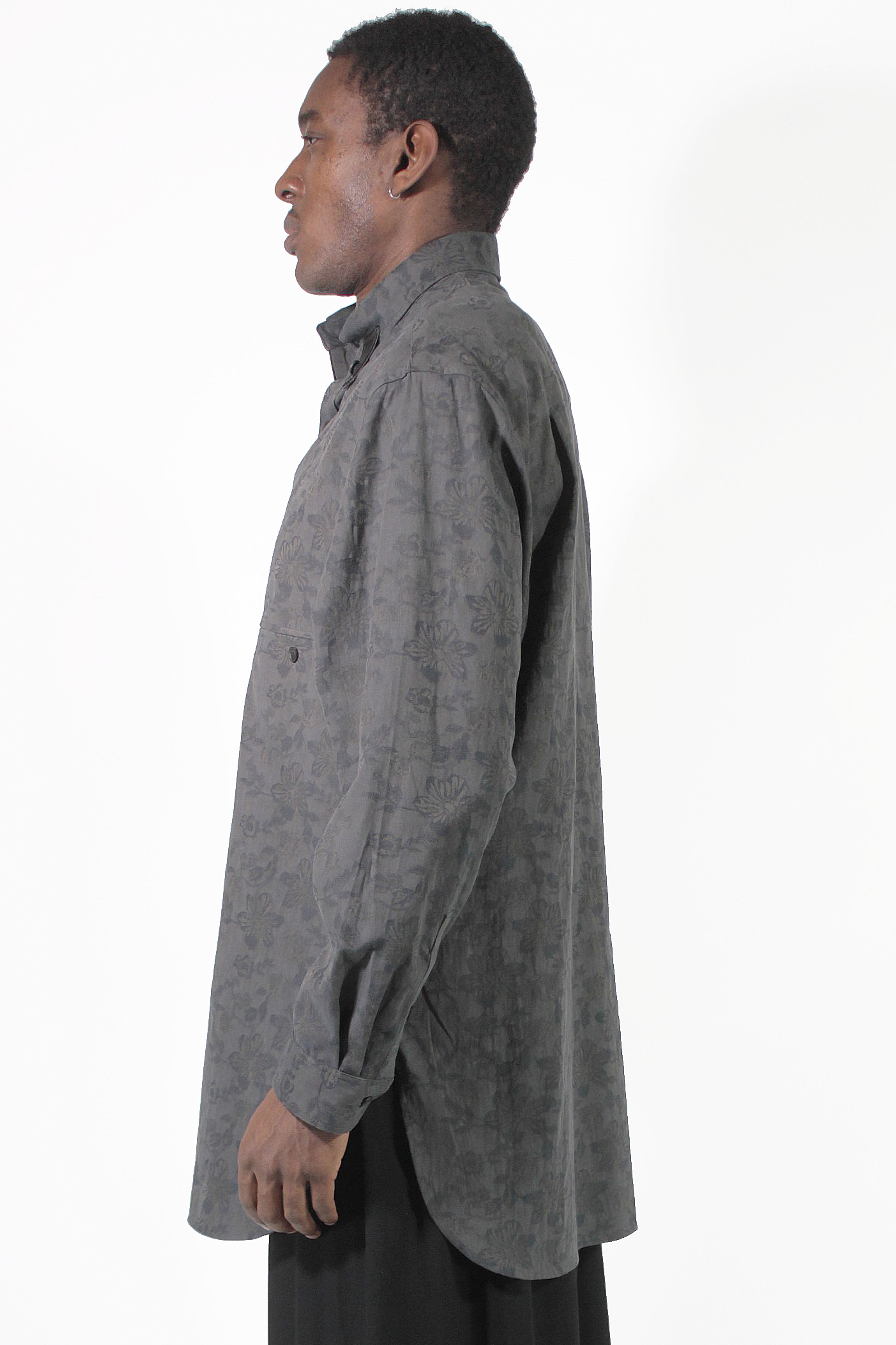 Yohji Yamamoto Camicie Flower leather Shirt