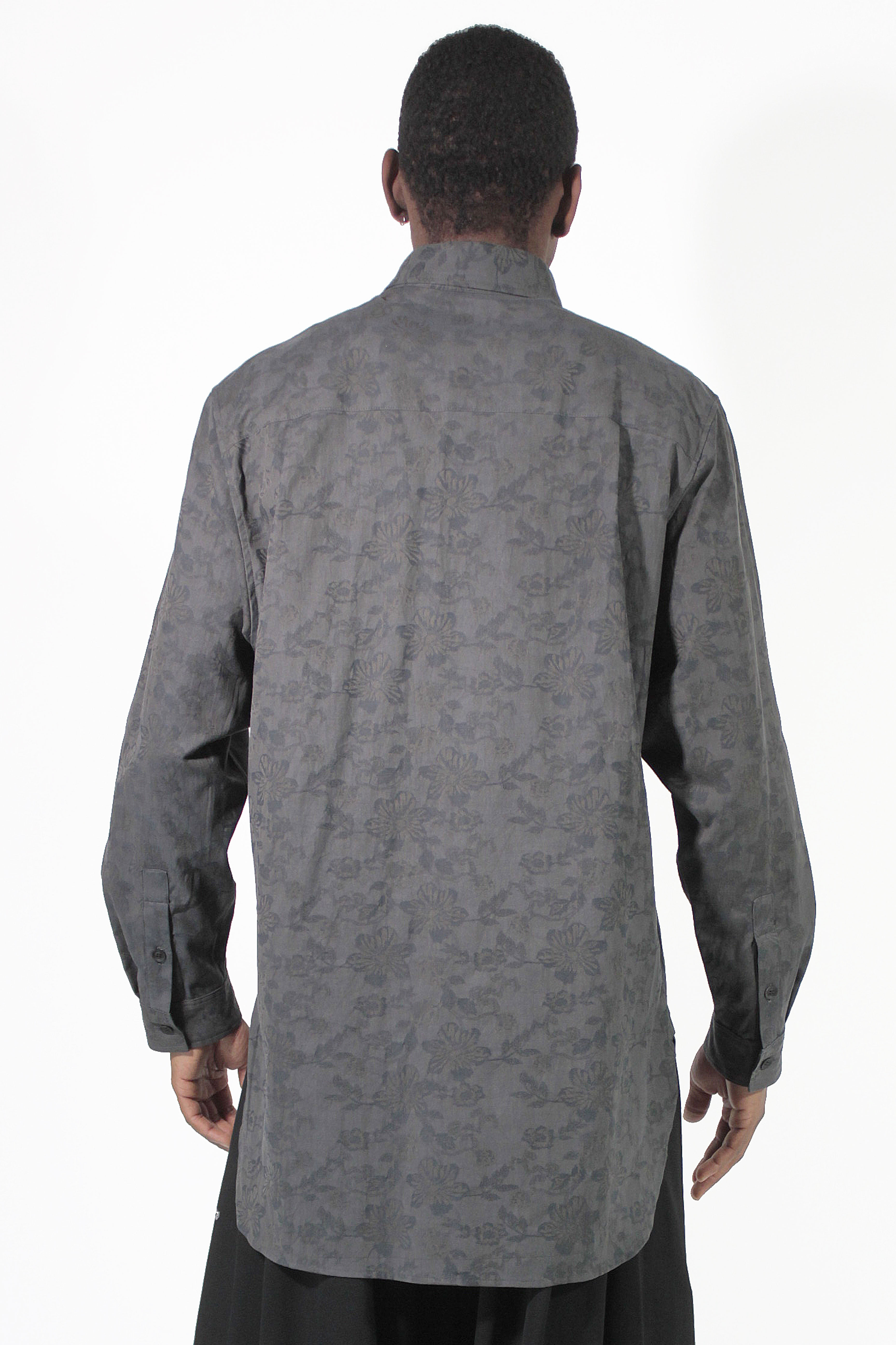 Yohji Yamamoto 衬衫 Flower leather Shirt