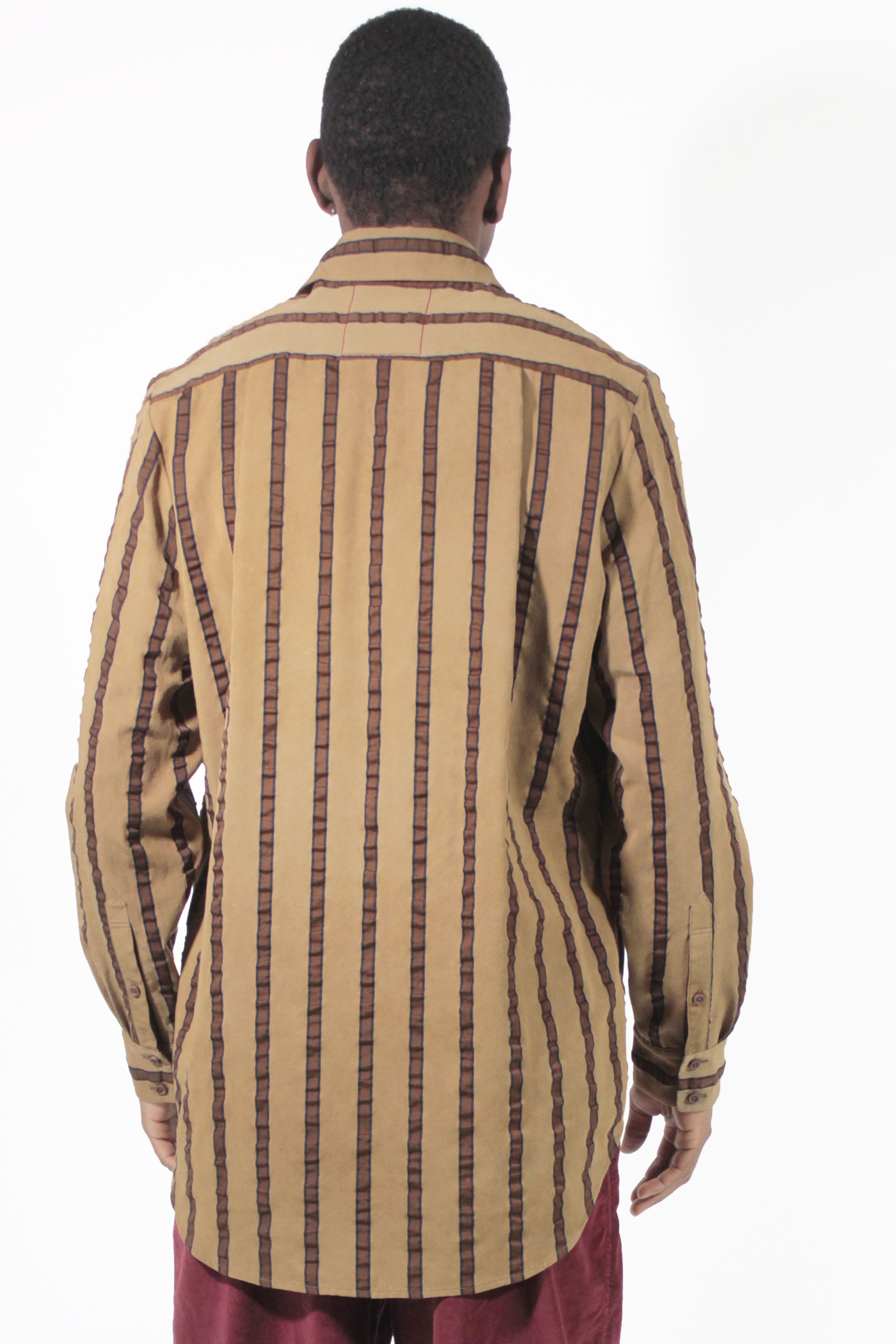 Uma Wang 셔츠 Tab Stripe Shirt