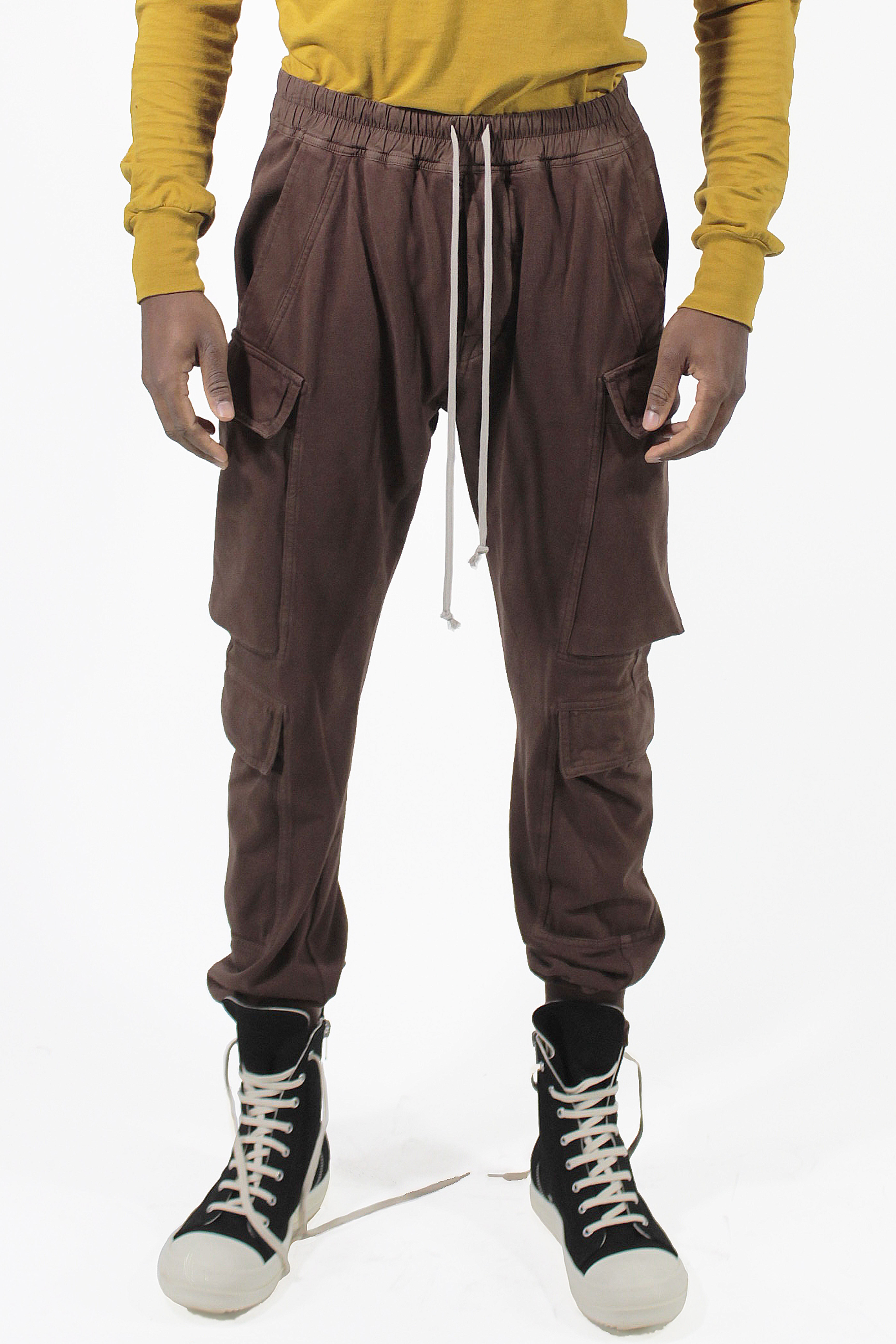 Rick Owens MASTODON CARGO PANTS ブラック Rick Owens ズボン 