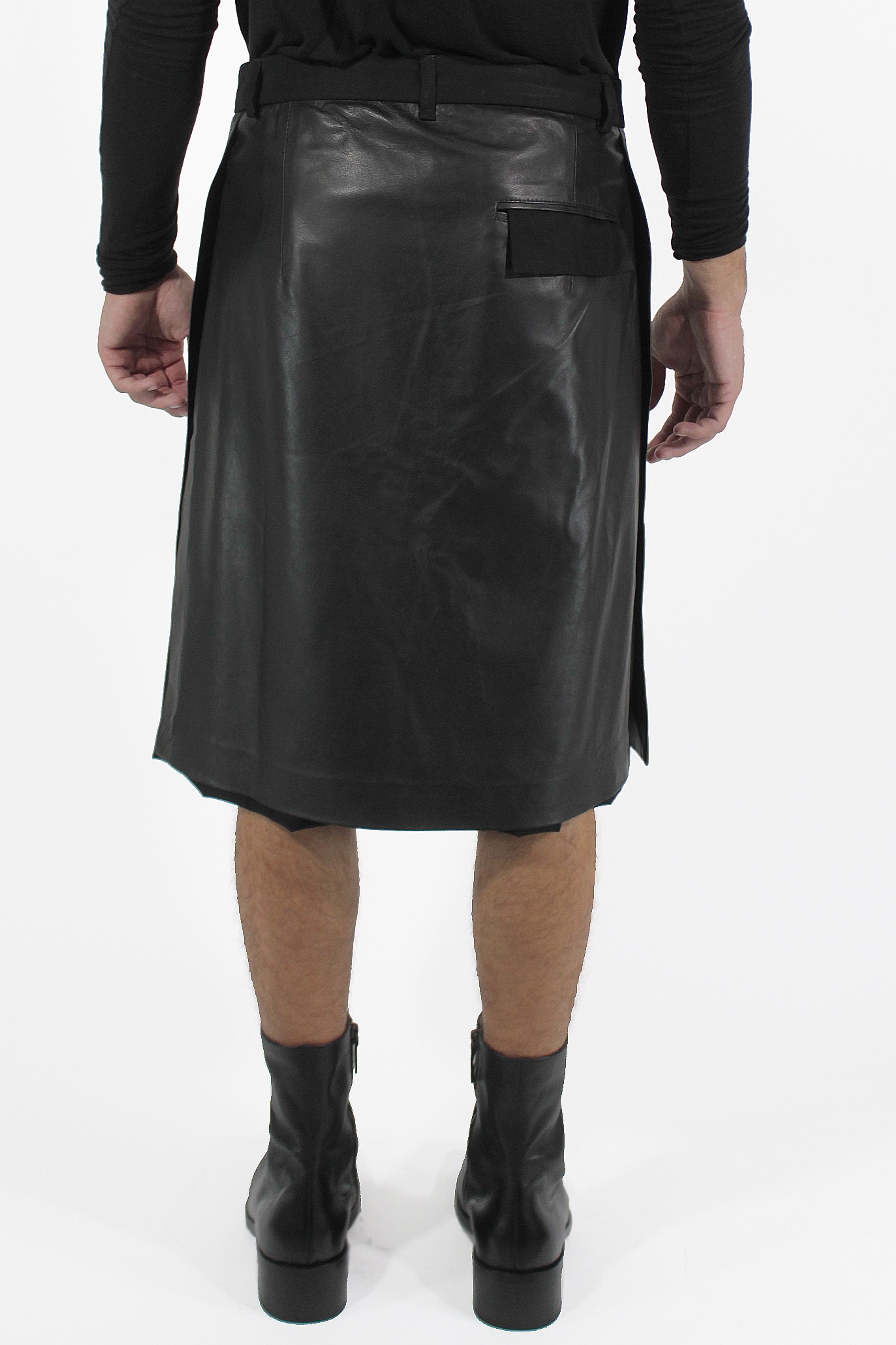 Giovanni Cavagna 바지 Skirt Leather Pants