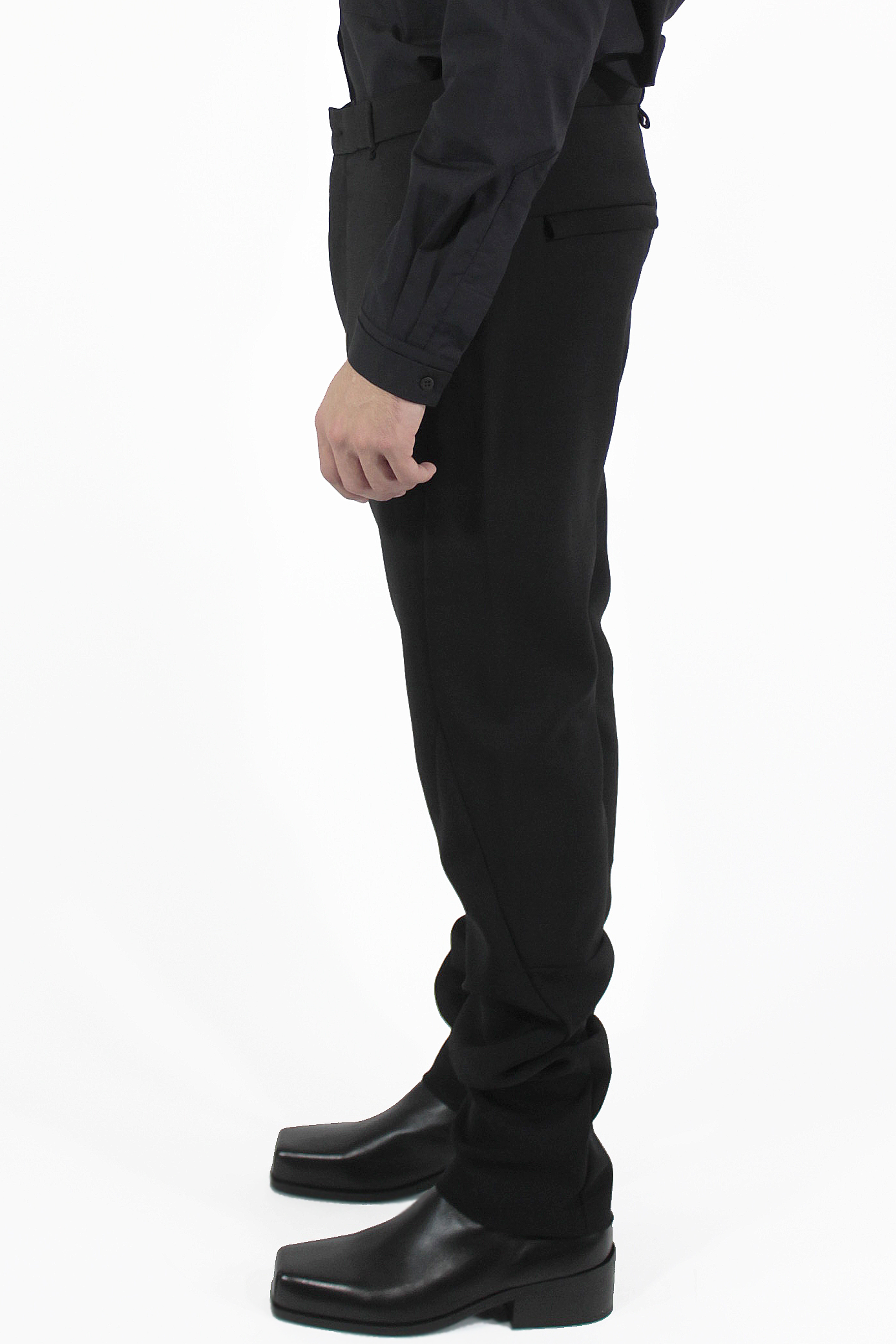 Giovanni Cavagna Pantalons Straight Basted Trousers