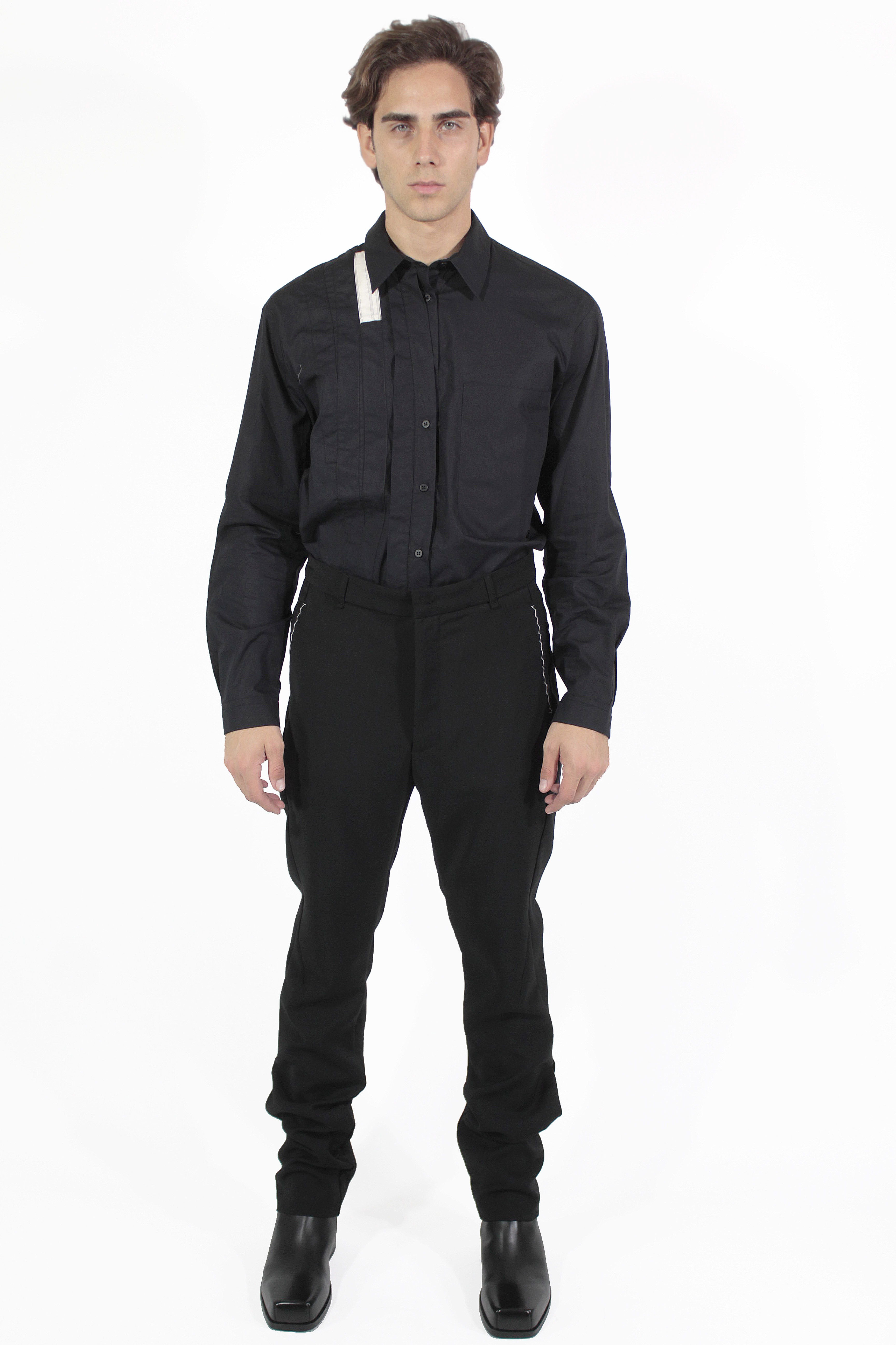 Giovanni Cavagna Pantalons Straight Basted Trousers