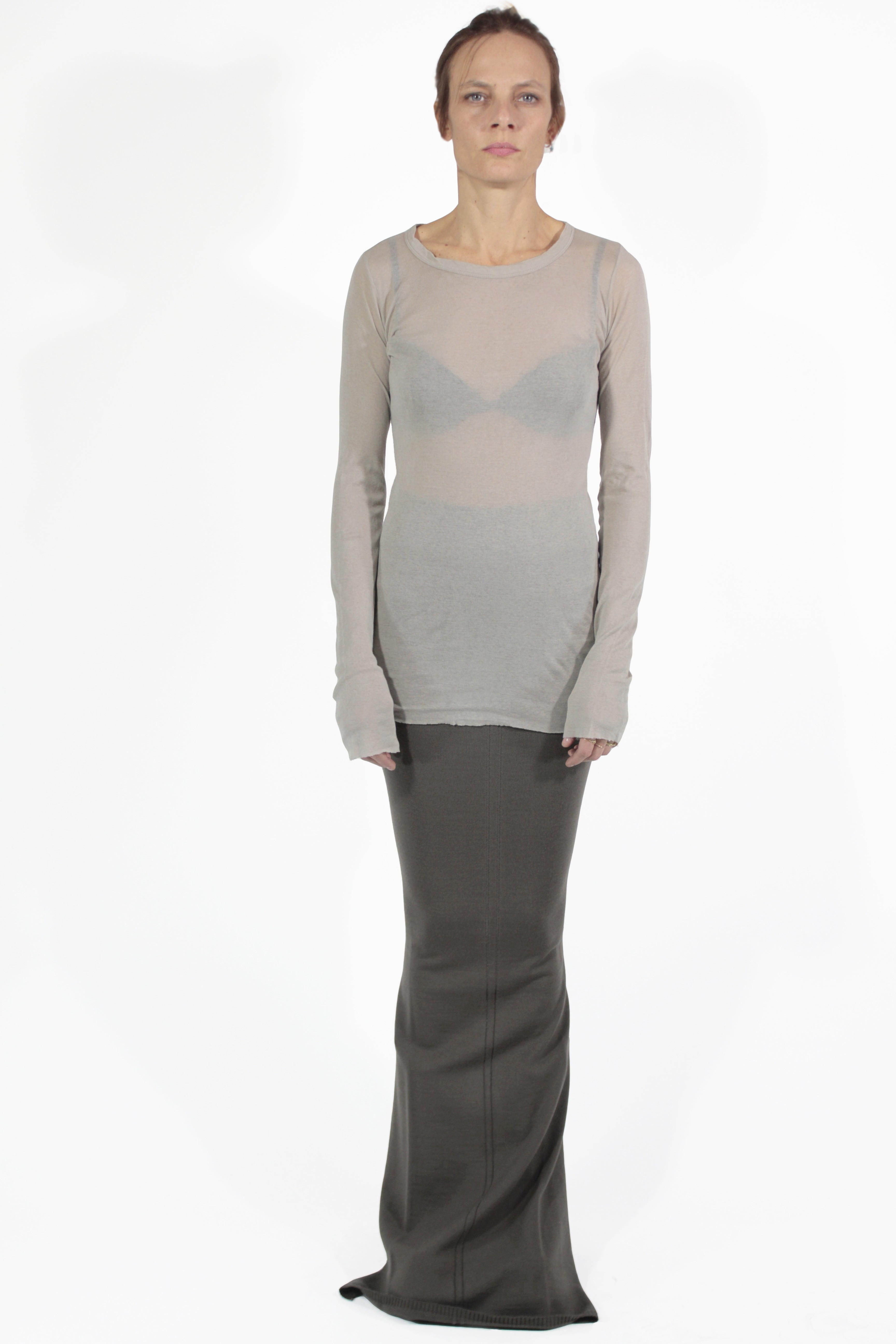Rick Owens GONNE Pillar Knit Skirt