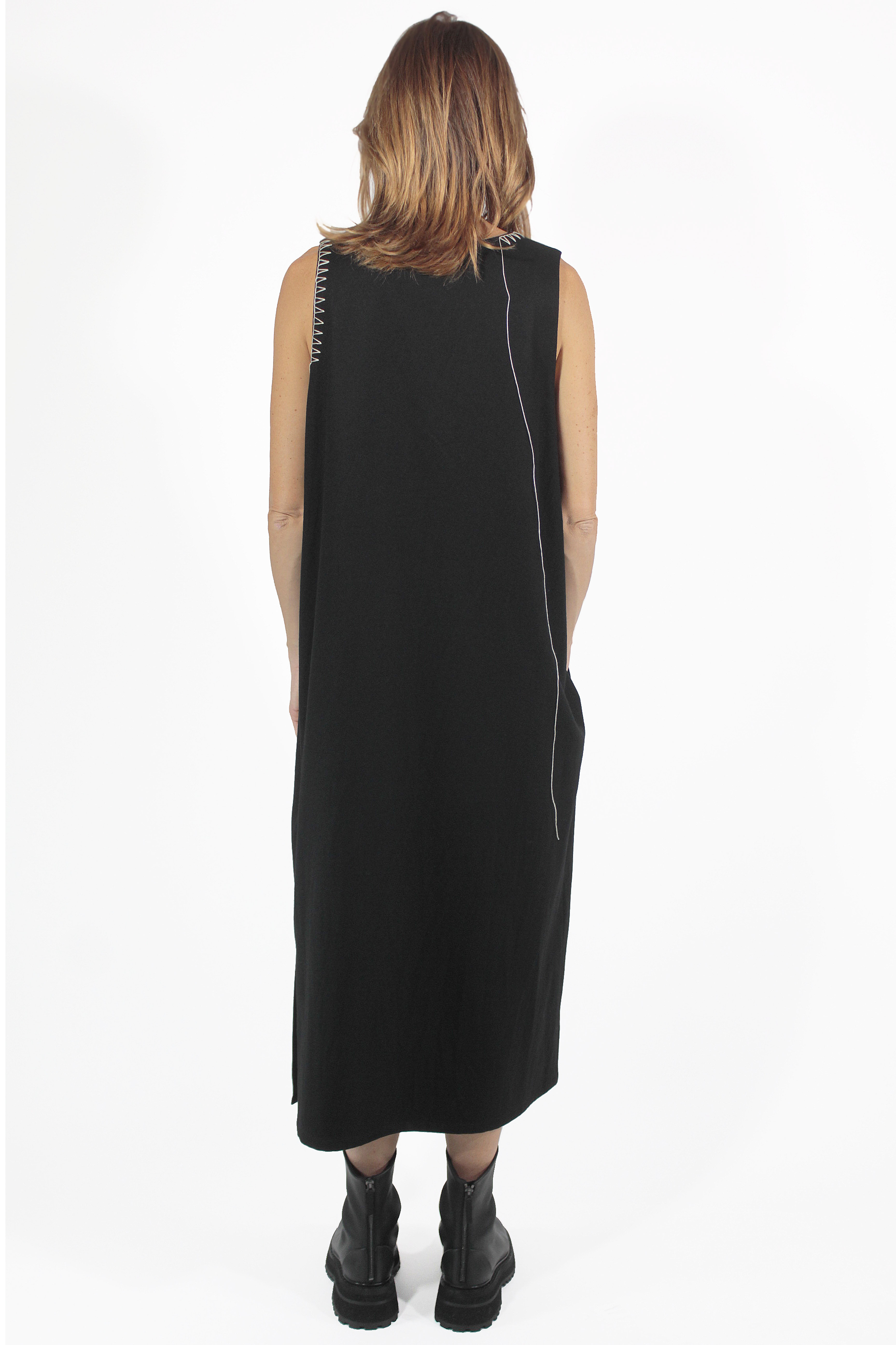 Yohji Yamamoto ROBE Basting Thread Dress