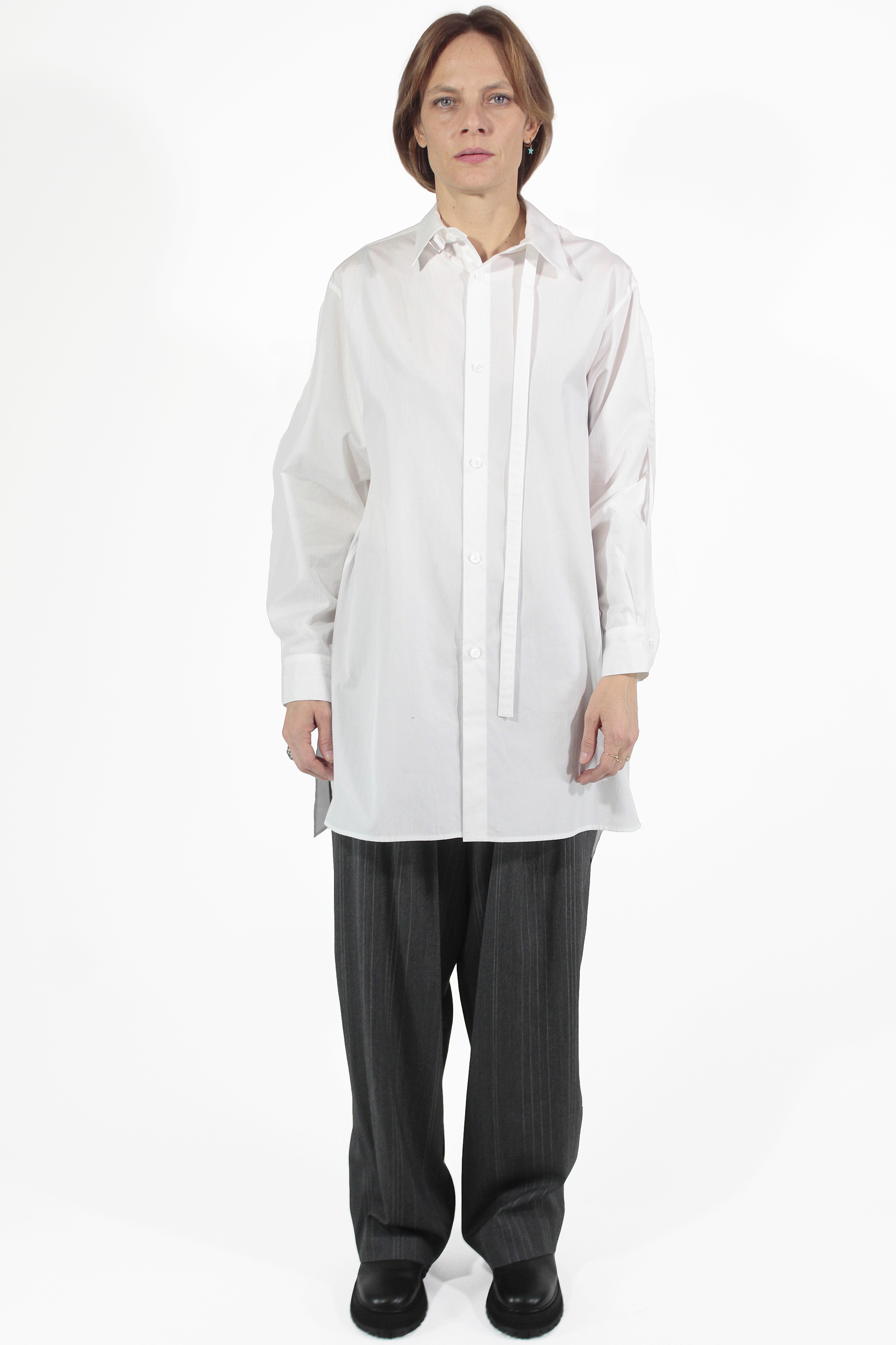 Yohji Yamamoto CHEMISES I-collar Sleeve Shirt